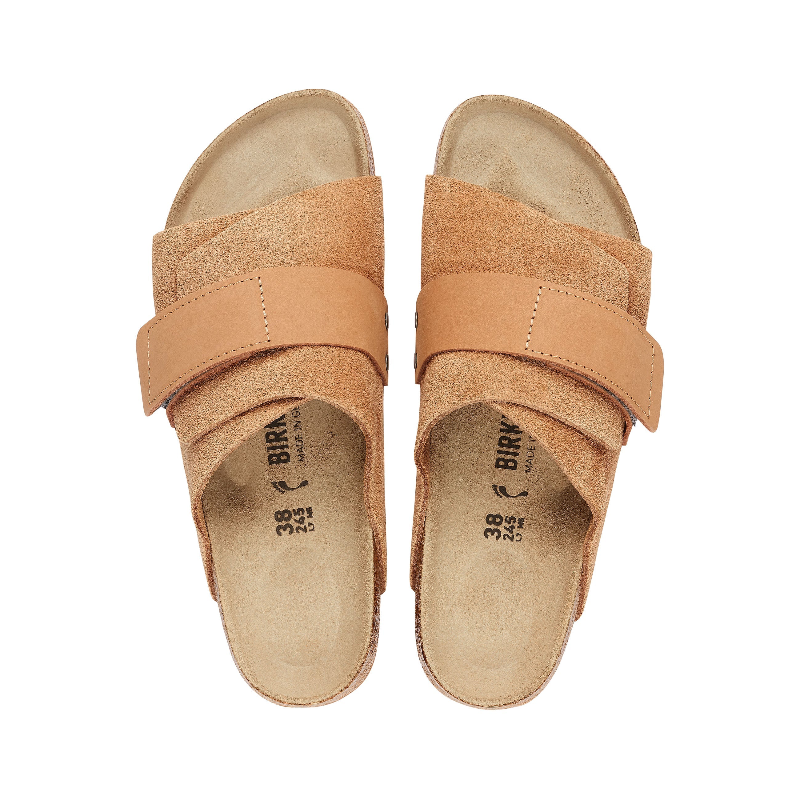 Birkenstock Kyoto Clay Suede Leather top view