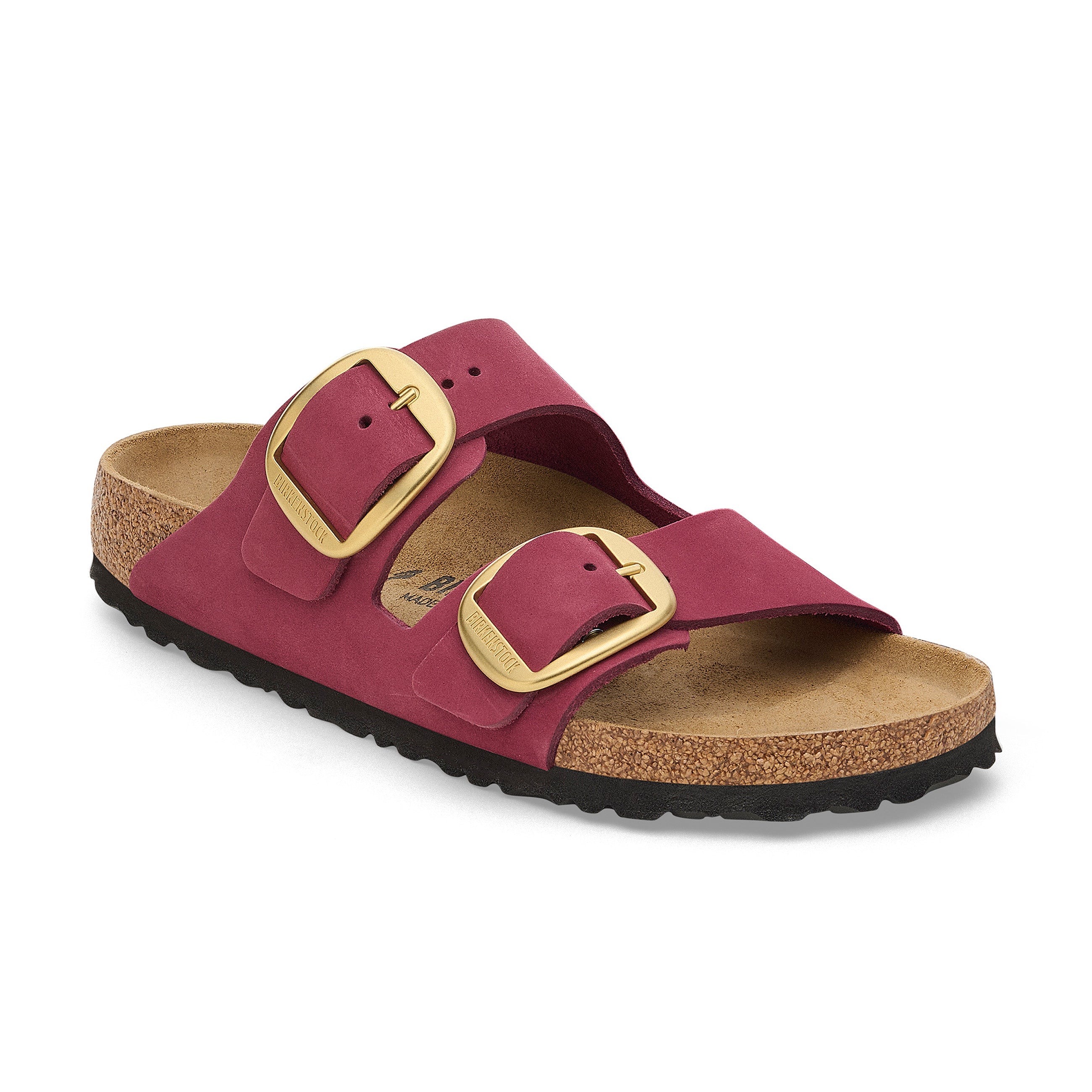 Arizona Big Buckle Berry Crush Nubuck Leather