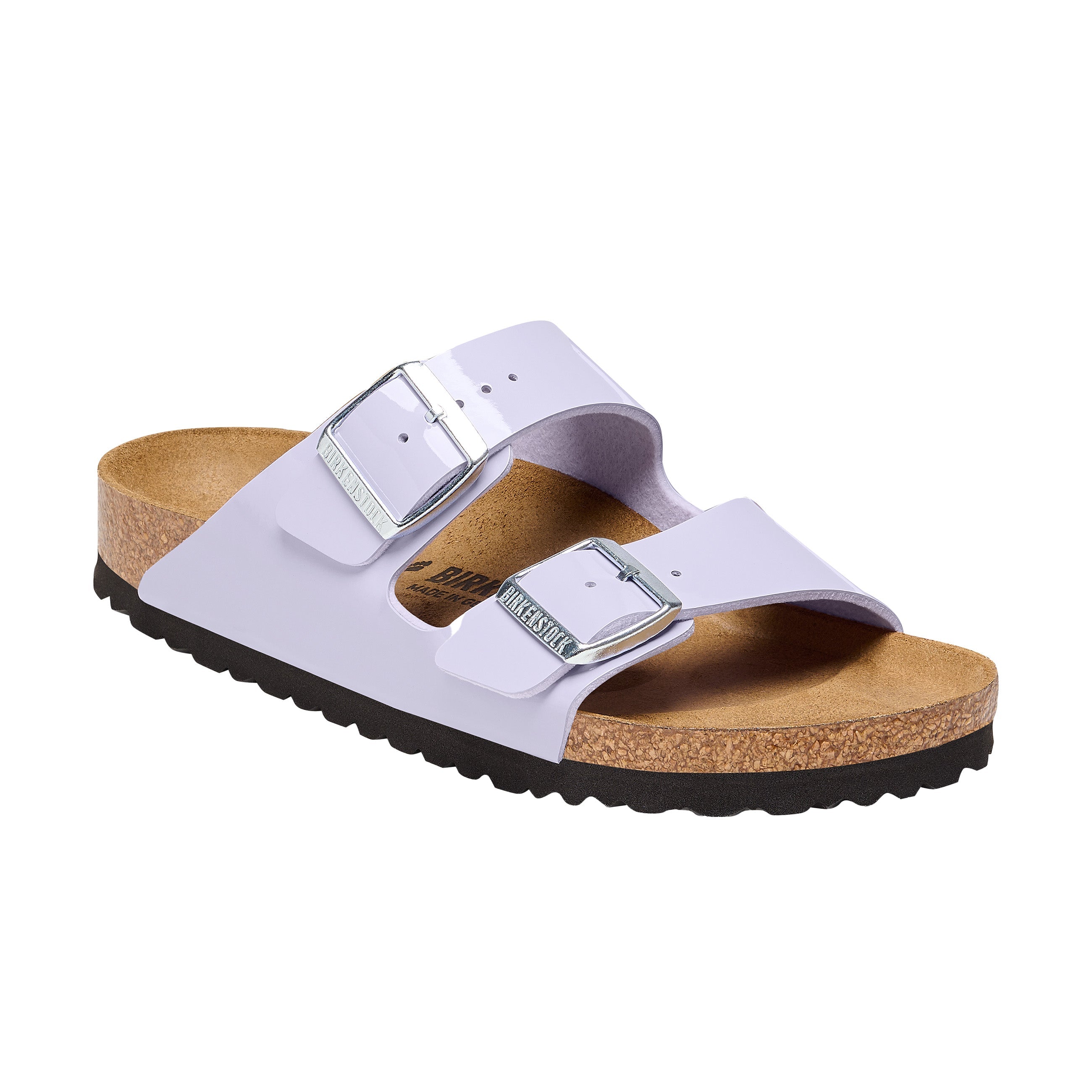 Birkenstock Arizona Birko-Flor Patent Purple Fog