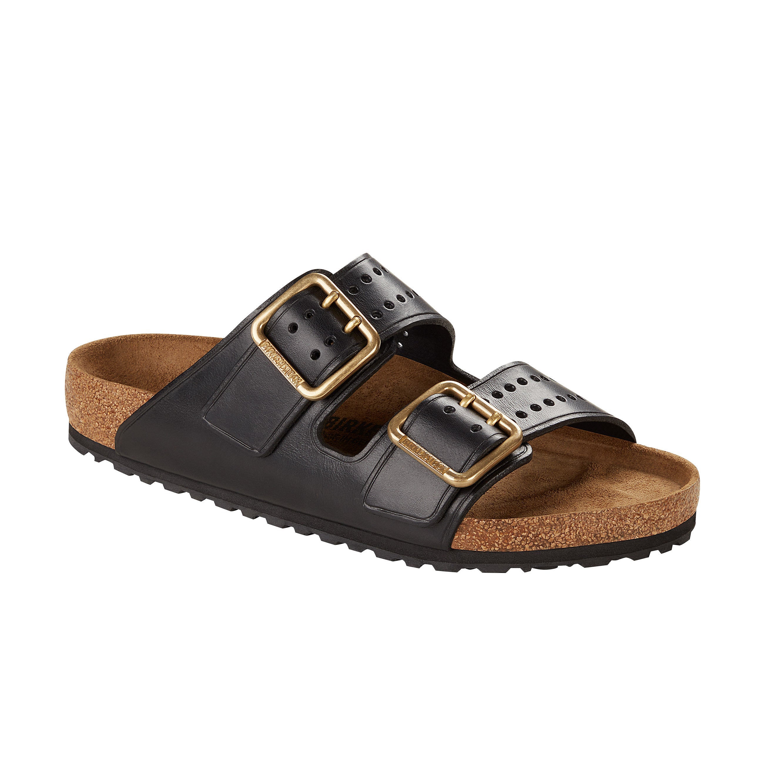 Birkenstock Arizona Bold Gap Urban Uniform Black Premium Natural Leather