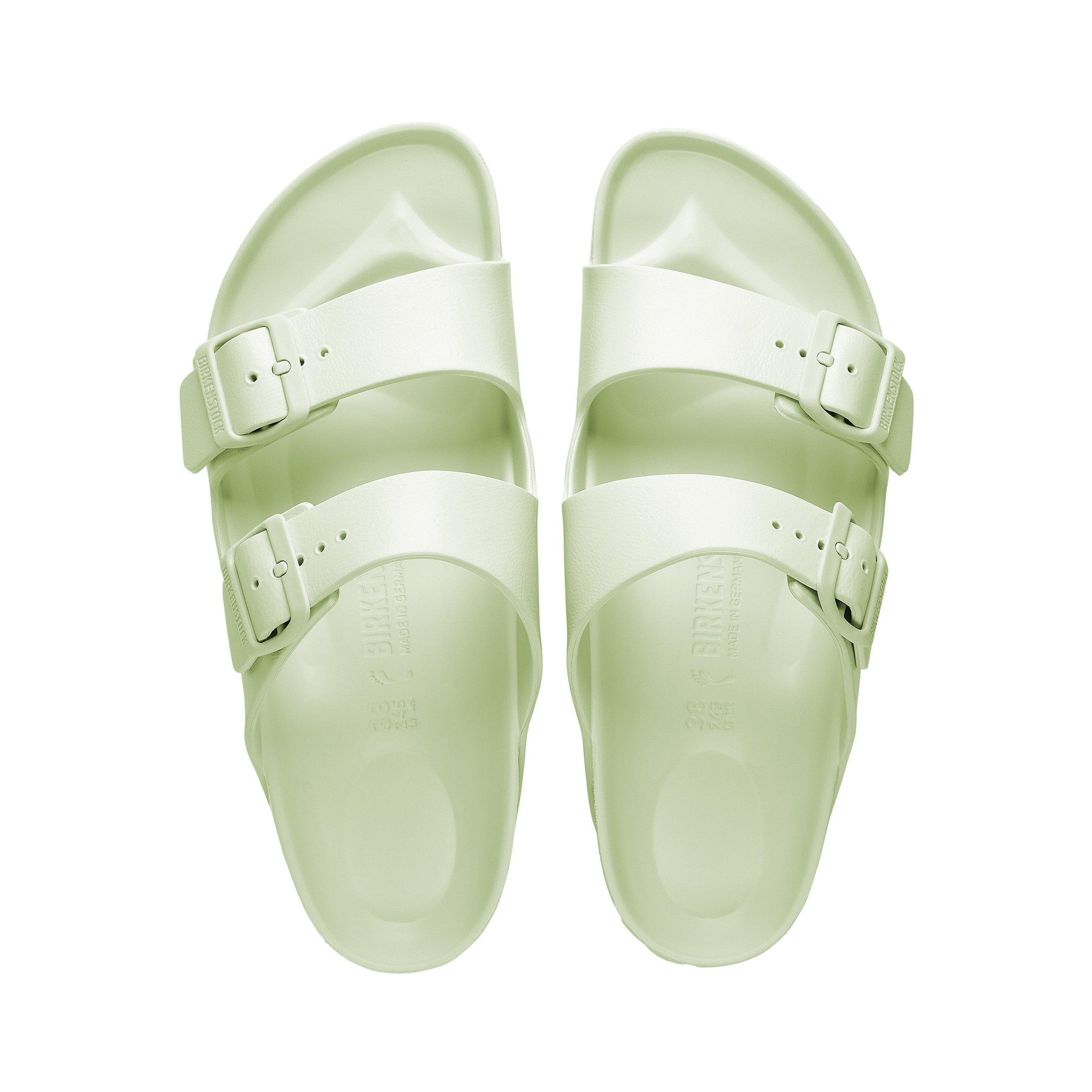 Birkenstock Arizona EVA Faded Lime top view