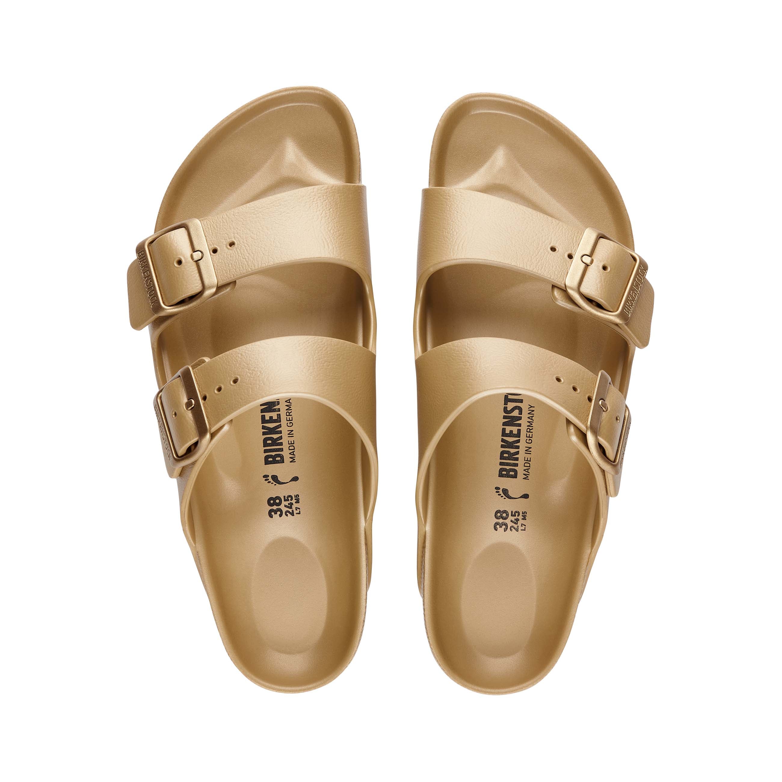 Birkenstock Arizona EVA Glamour Gold top view