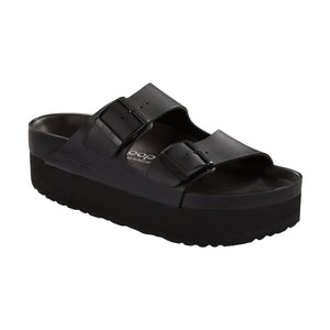 Birkenstock Arizona Exquisite Platform Black Natural Leather