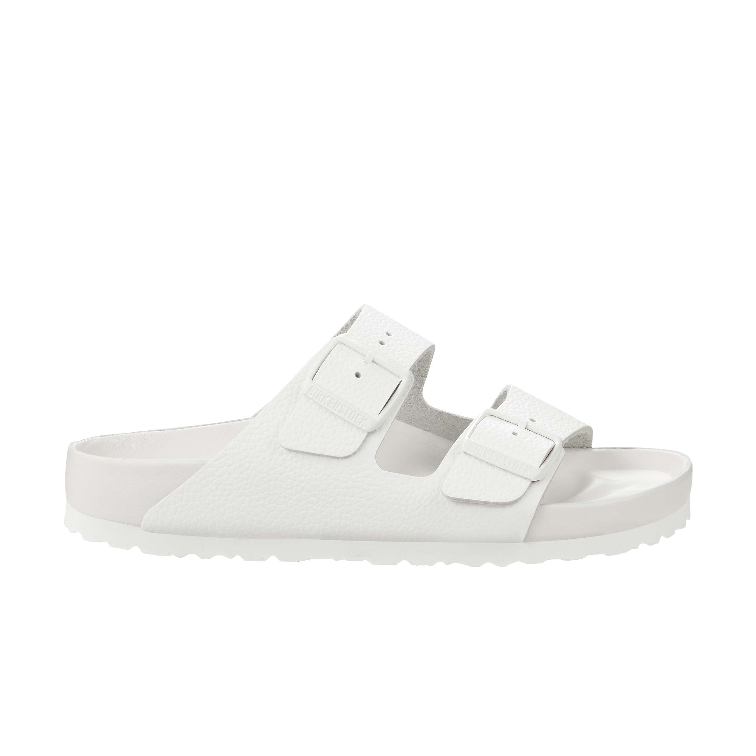 Birkenstock Arizona Exquisite White Natural Leather side view