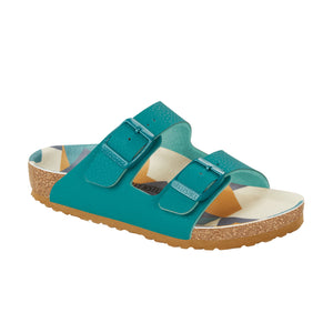 Birkenstock Arizona Kids Camo Dark Teal Birko-Flor