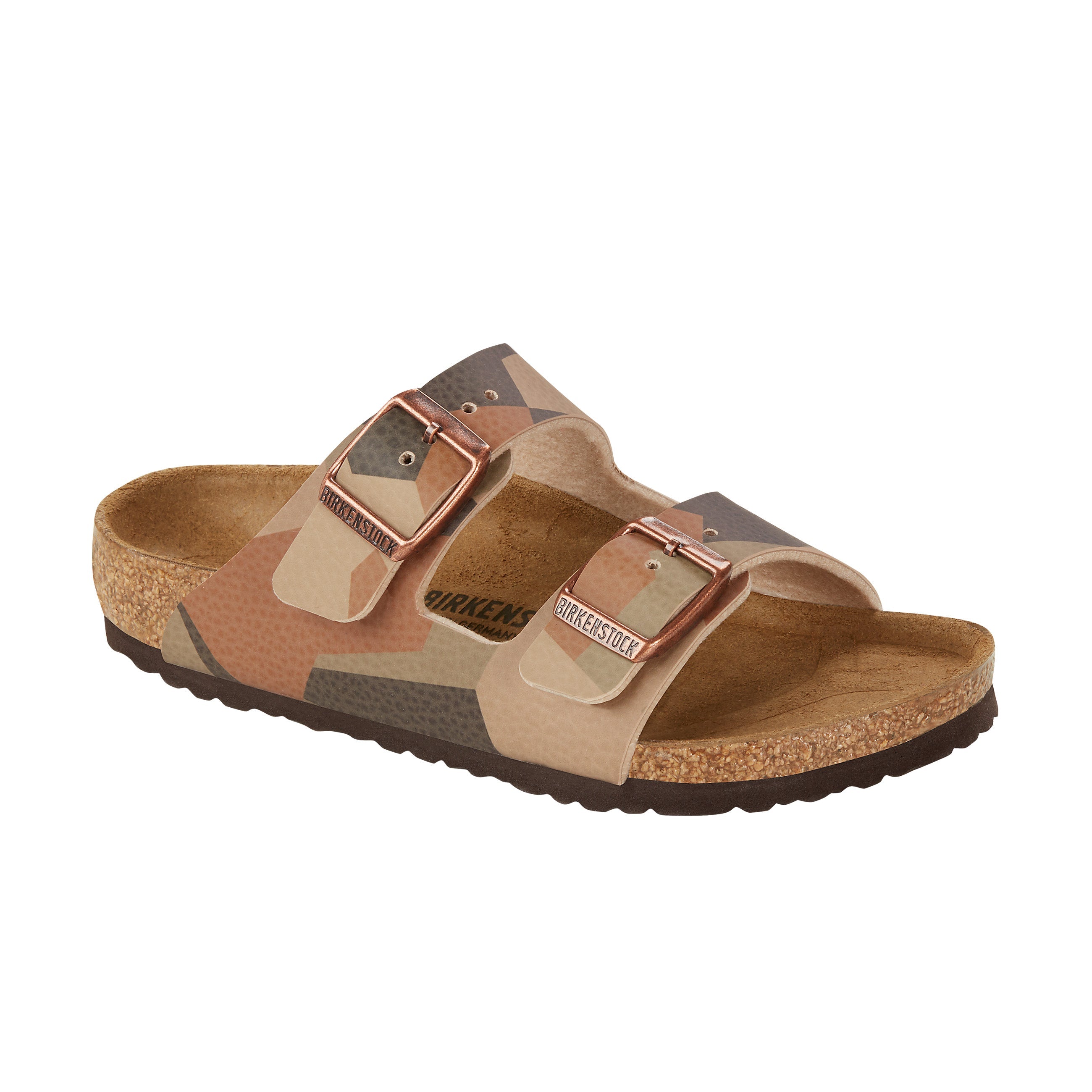 Birkenstock Arizona Kids Camo Multicolour/Brown Birko-Flor