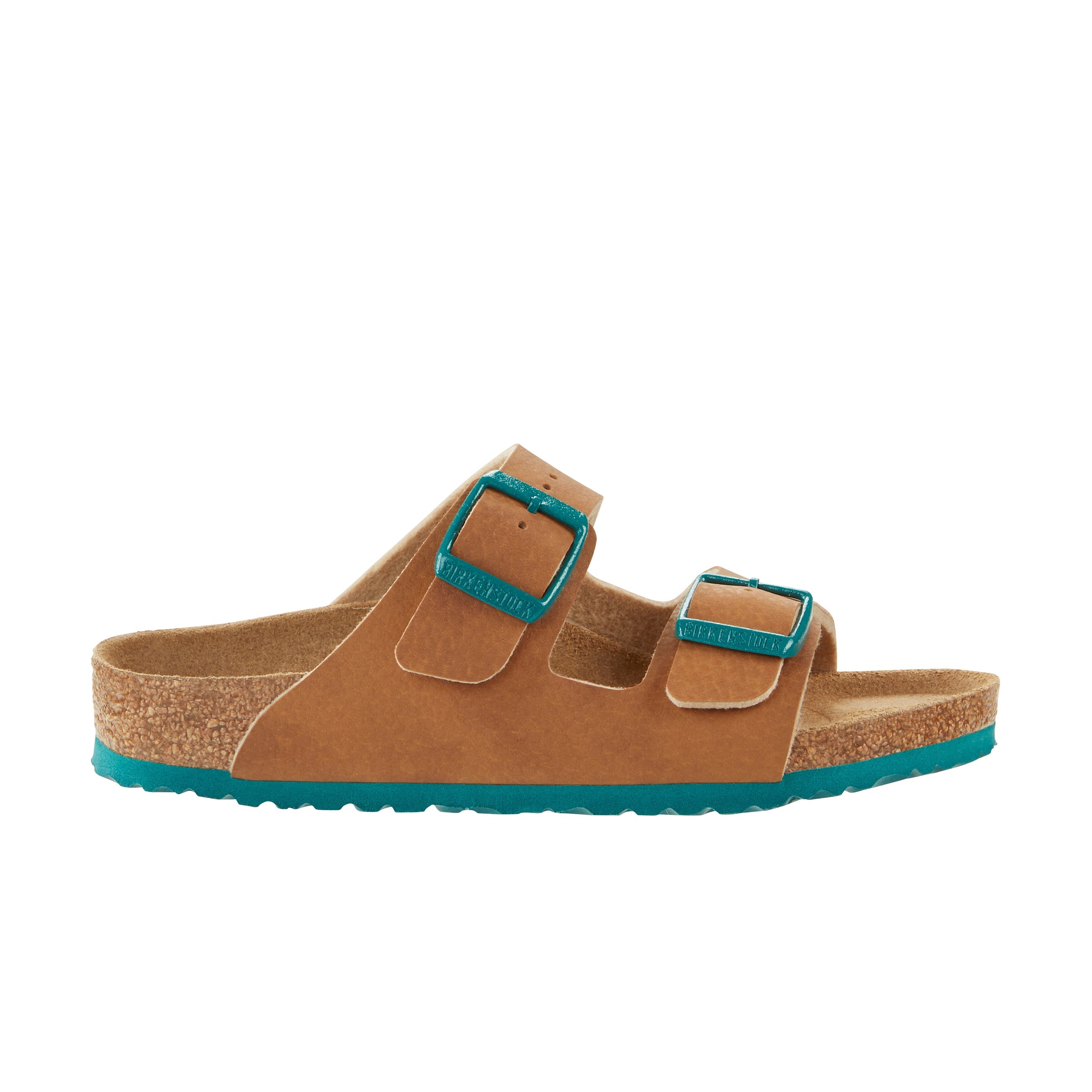 Birkenstock Arizona Kids Birko Flor Desert Soil Ginger Brown side view