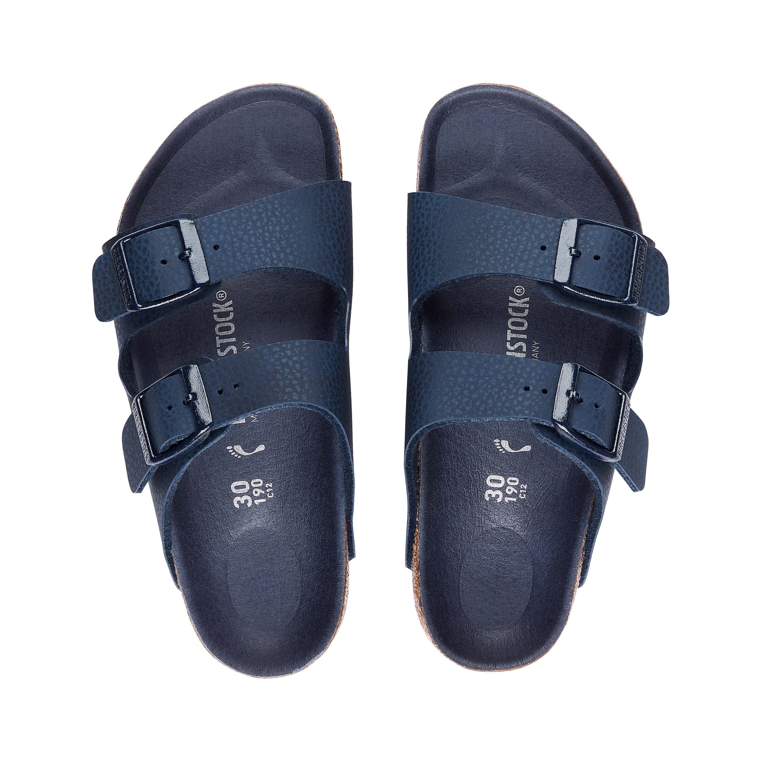 Birkenstock Arizona Kids Desert Soil Blue/Red Birko-Flor top view