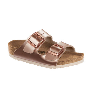 Birkenstock Arizona Kids Electric Metallic Copper Birko-Flor