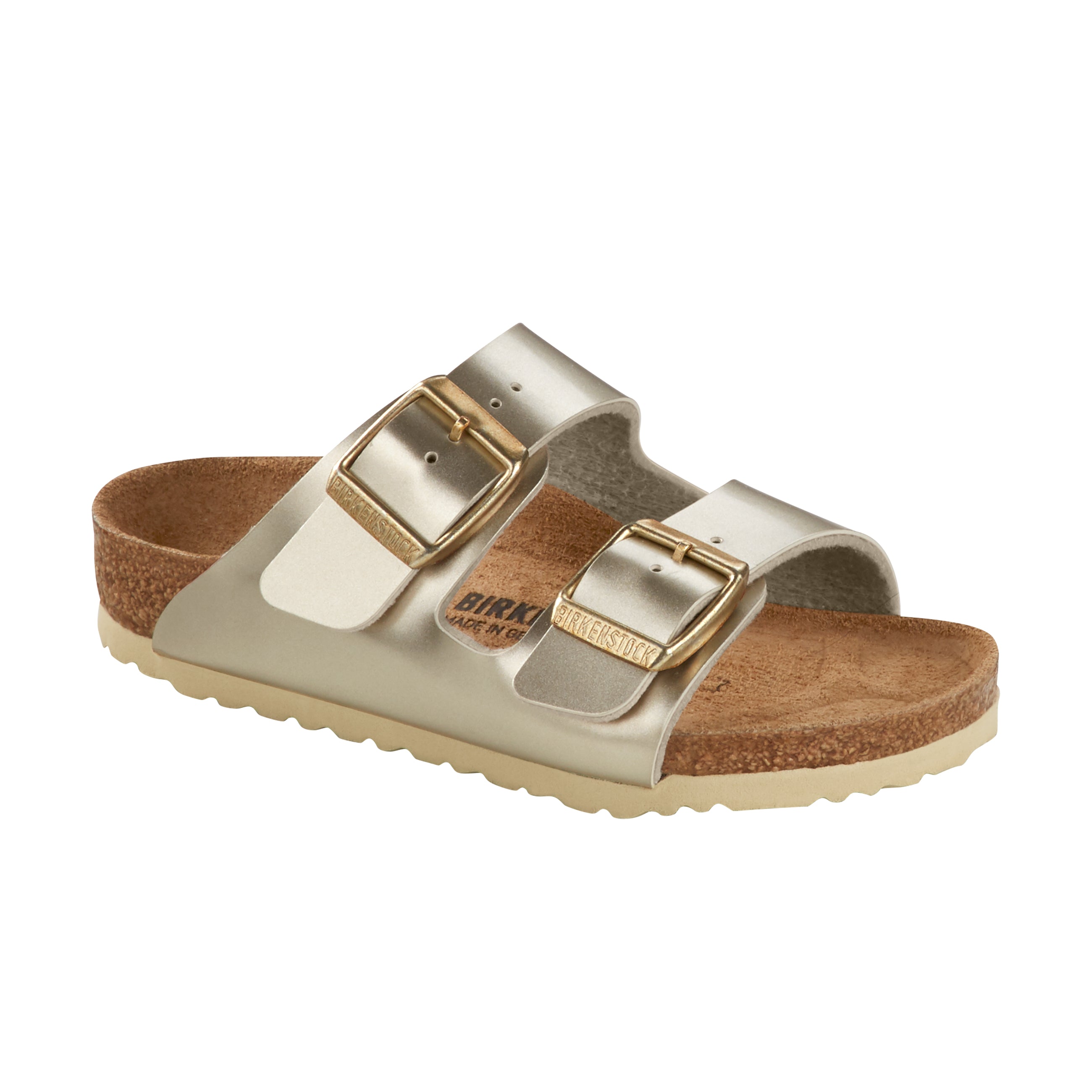 Birkenstock Arizona Kids Electric Metallic Gold Birko-Flor