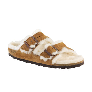 Birkenstock Arizona Mink Suede Leather/Shearling