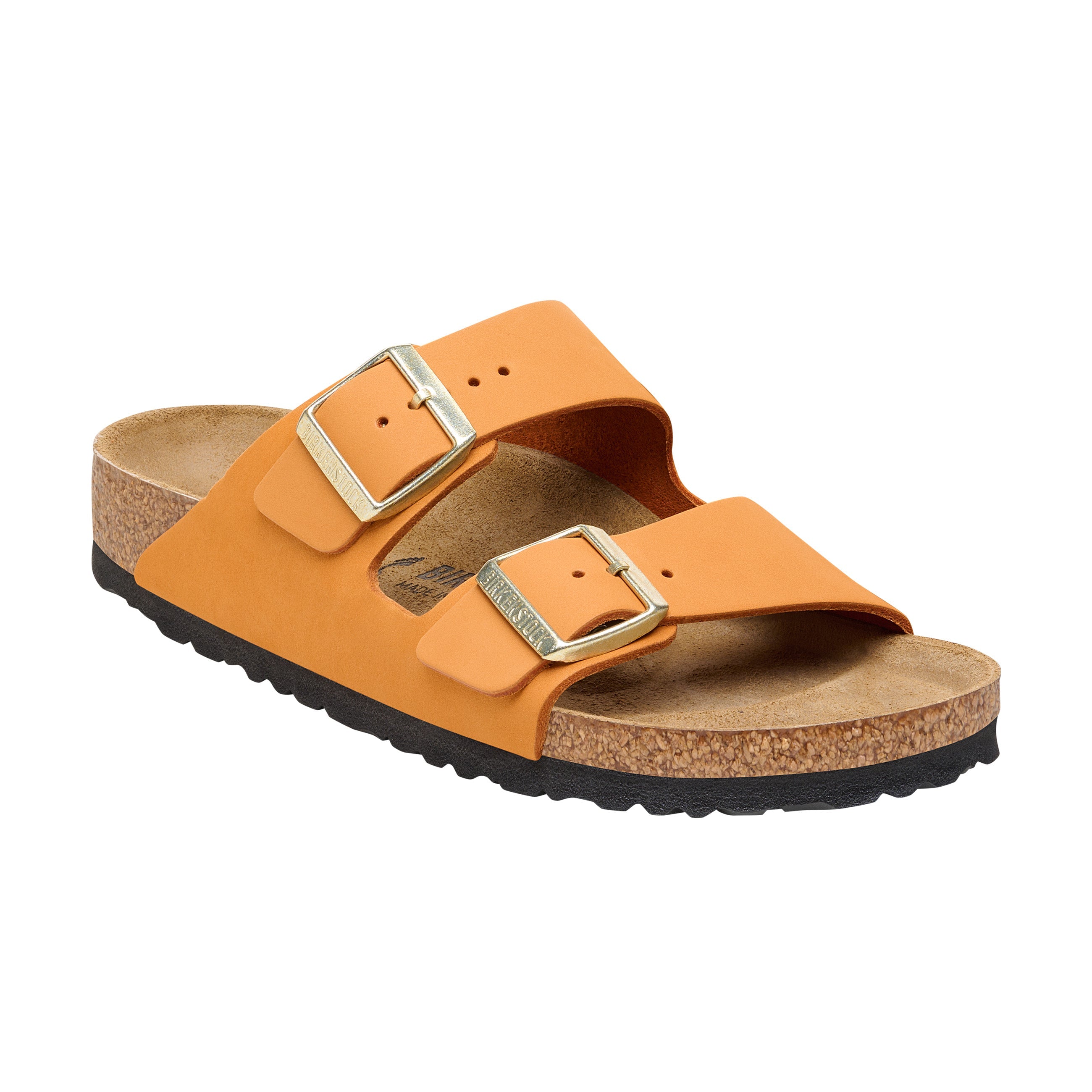 Birkenstock Arizona Nubuck Leather Burnt Orange