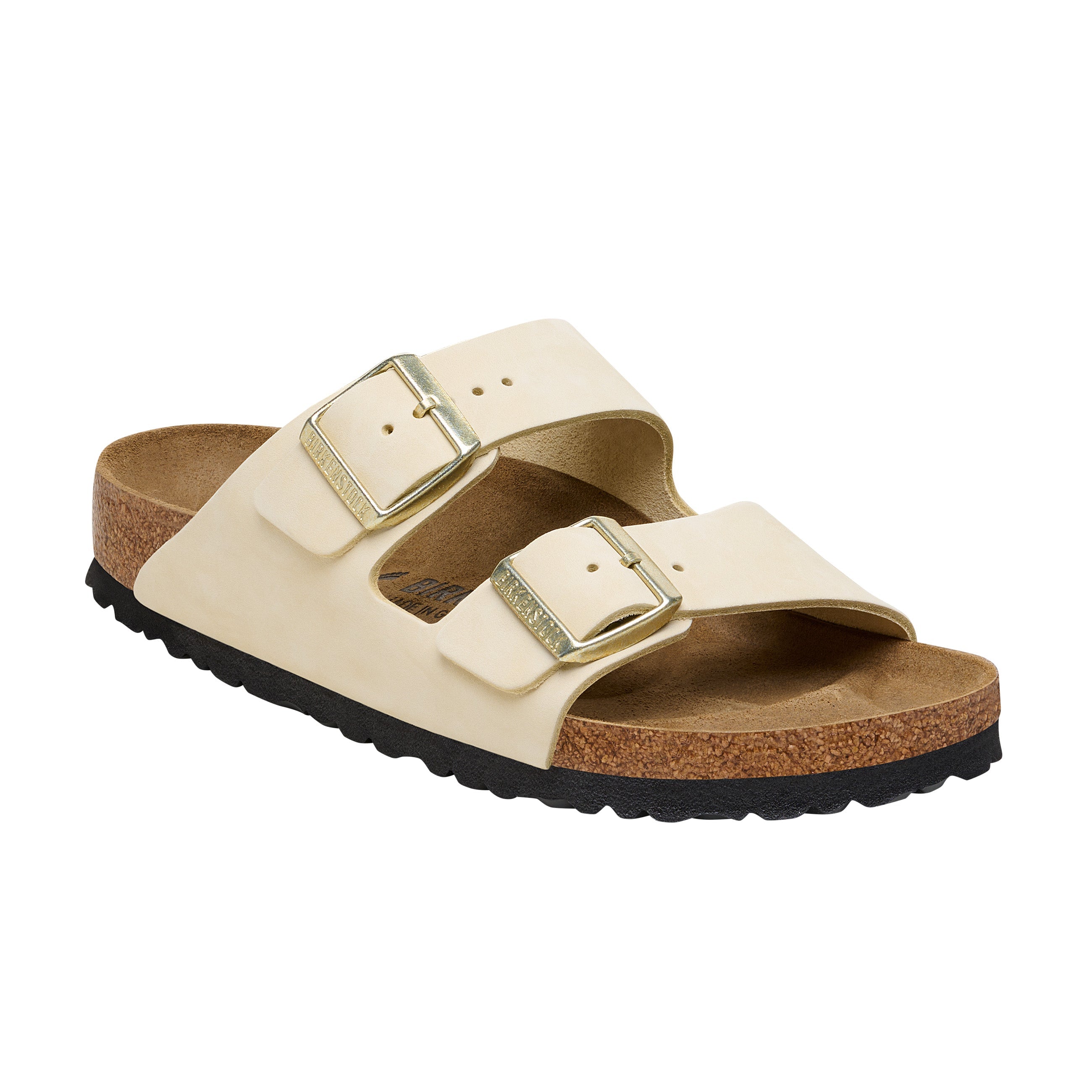 Birkenstock Arizona Nubuck Leather Ecru