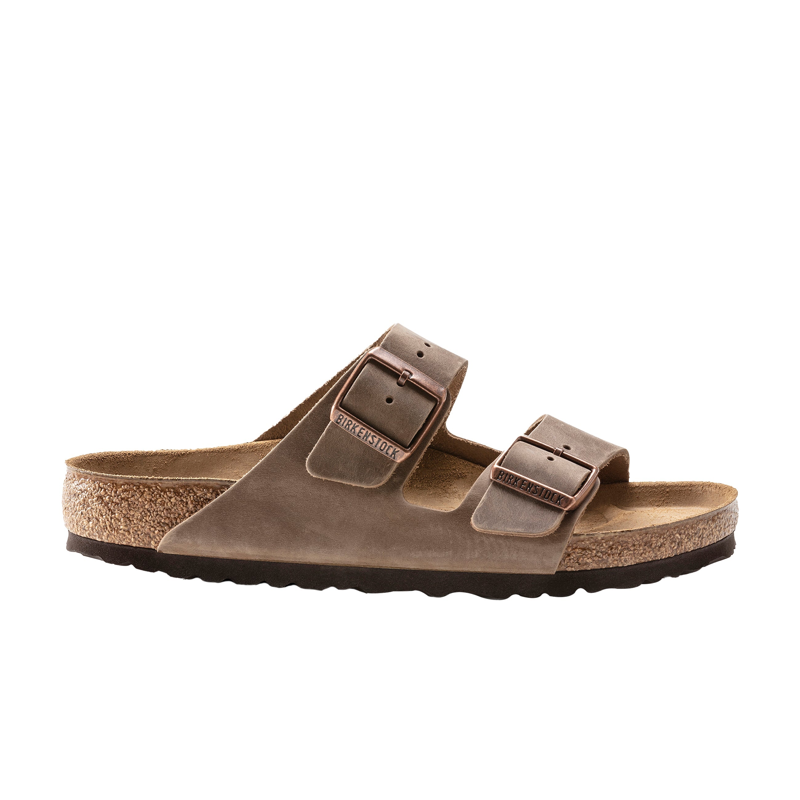 Birkenstock Arizona Tabacco Brown Oiled Leather side view