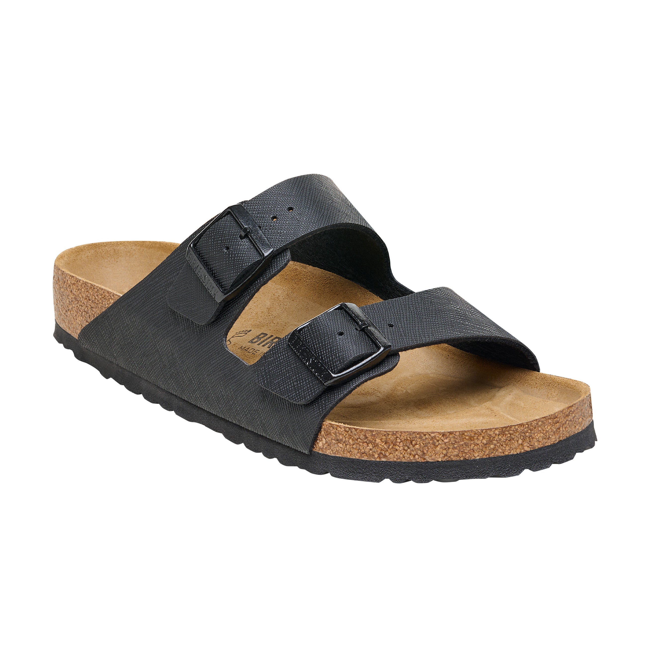 Birkenstock Arizona Saffiano Birko-Flor Black