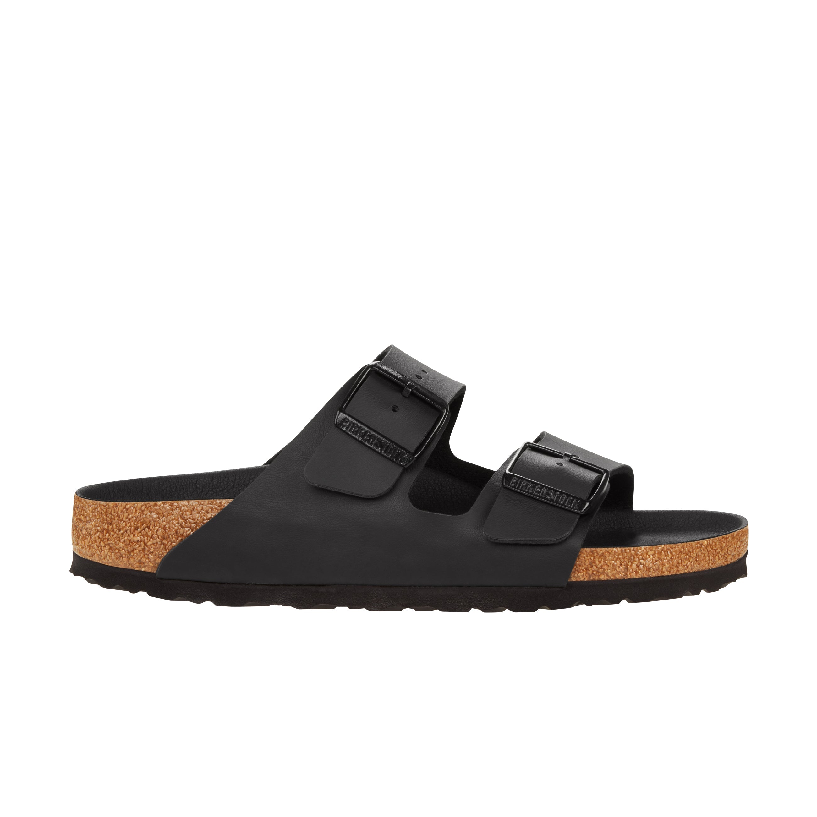 Birkenstock Arizona Semi Exquisite Black Birko-Flor side view