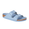 Birkenstock Arizona Semi Exquisite Dusty Blue Embossed Natural Leather