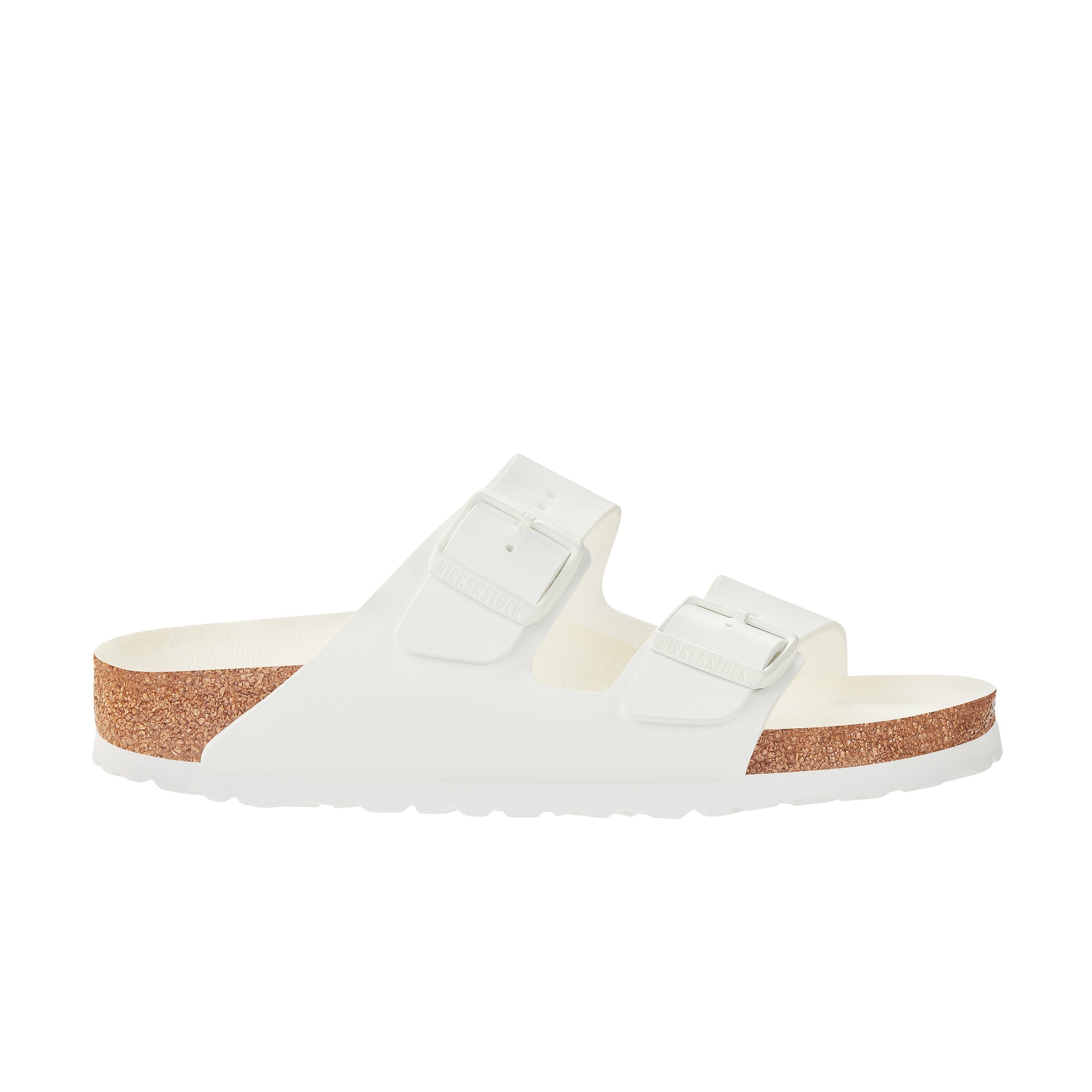 Birkenstock Arizona Semi Exquisite White Birko-Flor side view