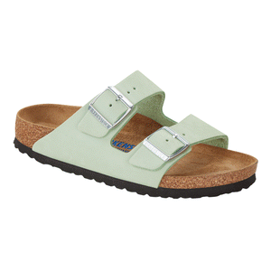 Birkenstock Arizona Soft Footbed Matcha Nubuck Leather