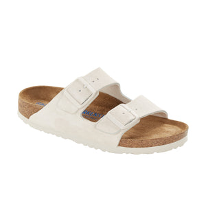 Birkenstock Arizona SFB Suede Leather Antique White