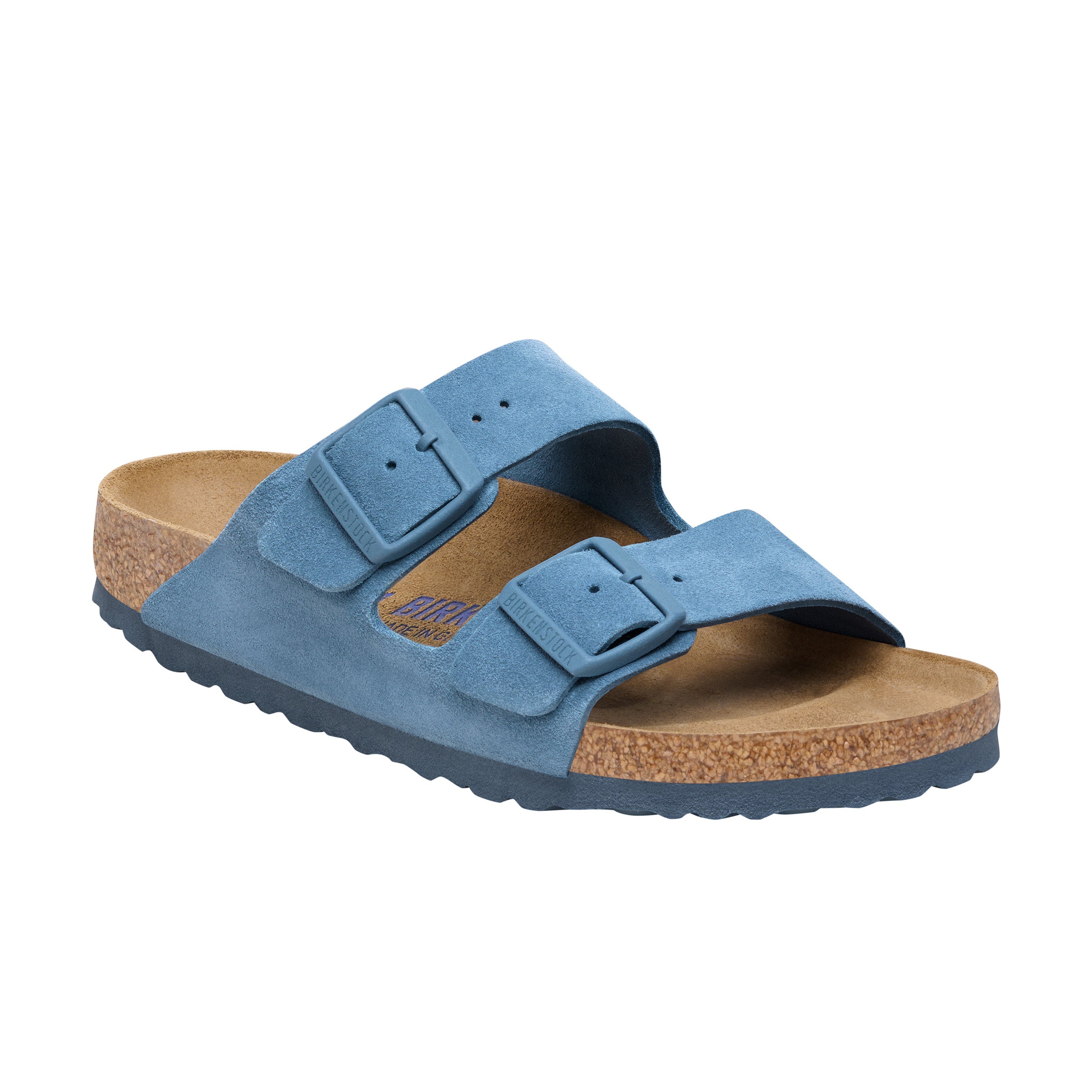 Birkenstock Arizona SFB Suede Leather Elemental Blue