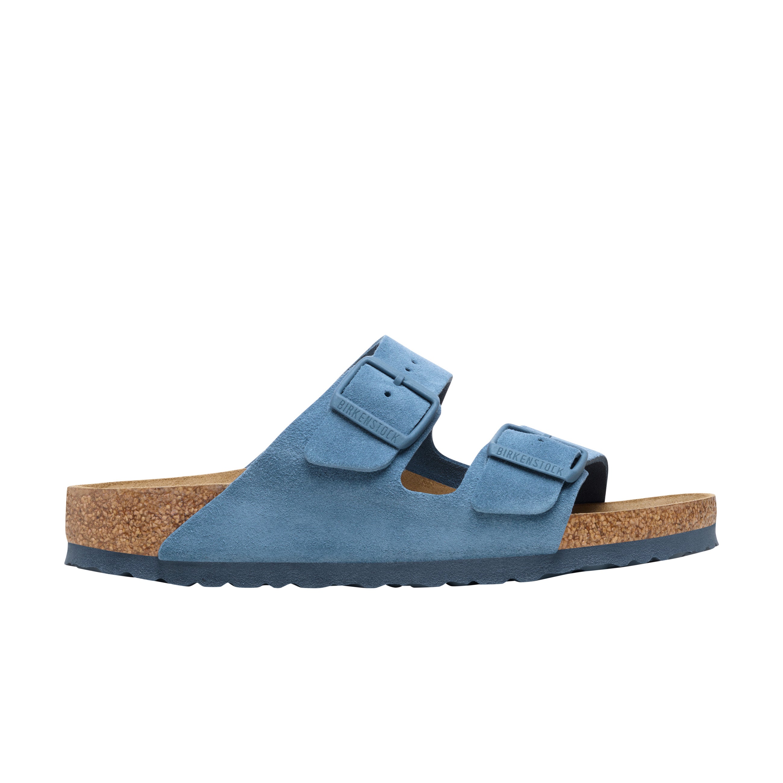 Birkenstock Arizona SFB Suede Leather Elemental Blue side view