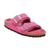 Birkenstock Arizona Shearling Fuchsia Tulip Suede Leather/Shearling