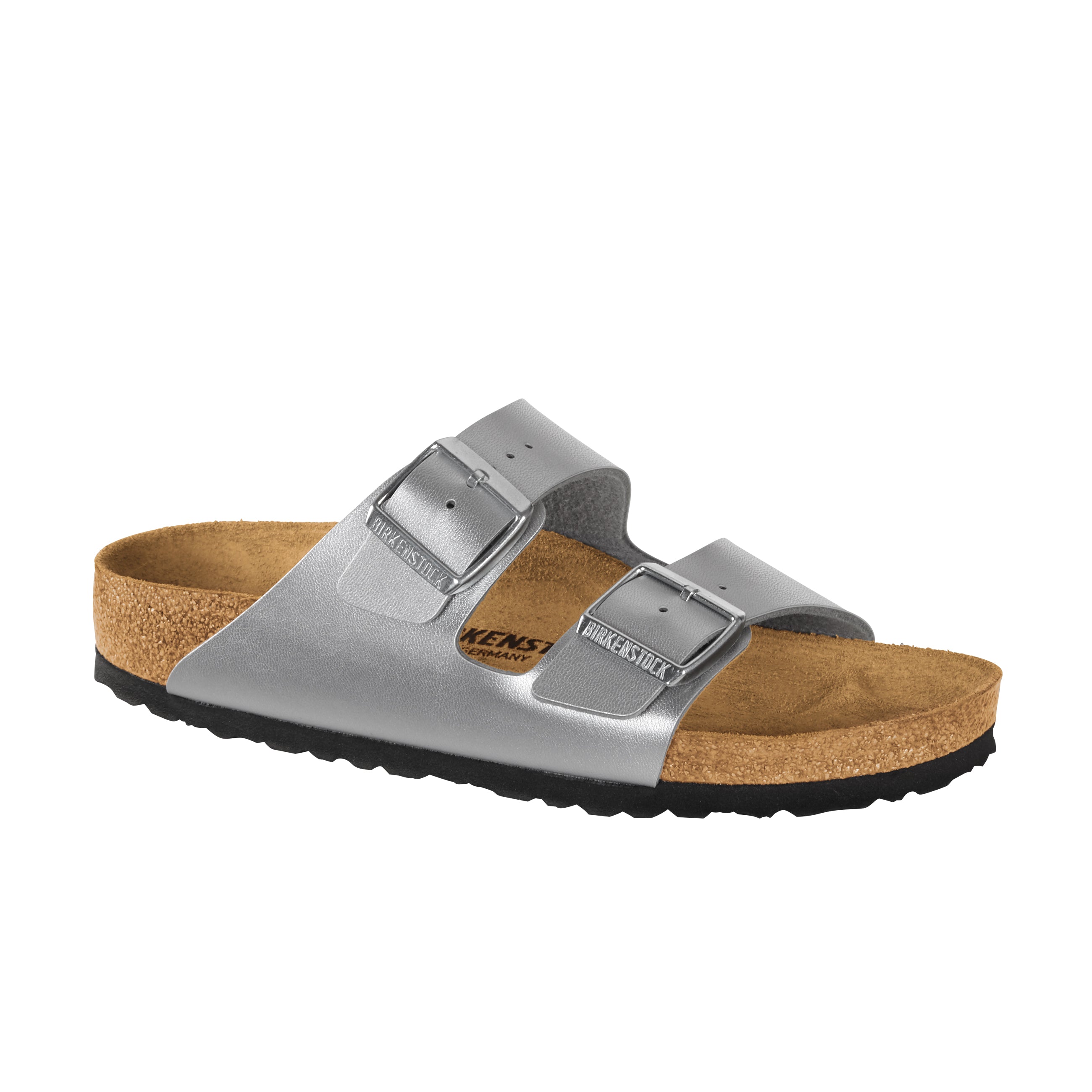 Birkenstock Arizona Silver Birko-Flor