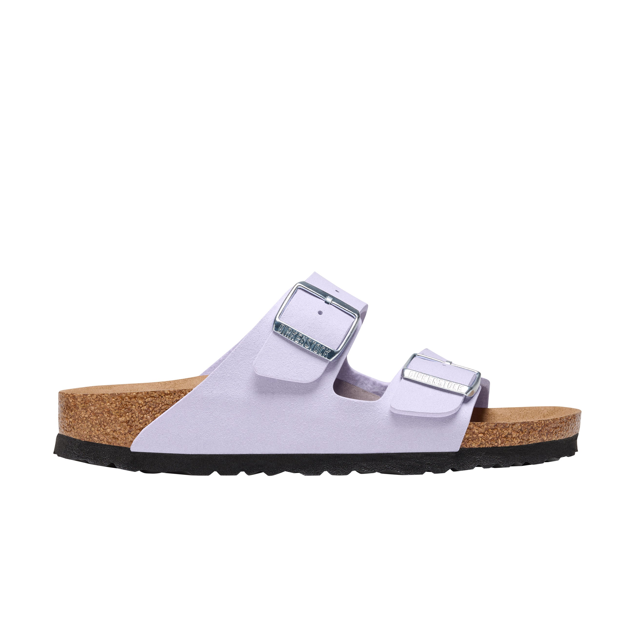 Birkenstock Arizona Soft Birki Vegan Purple Fog Synthetic side view