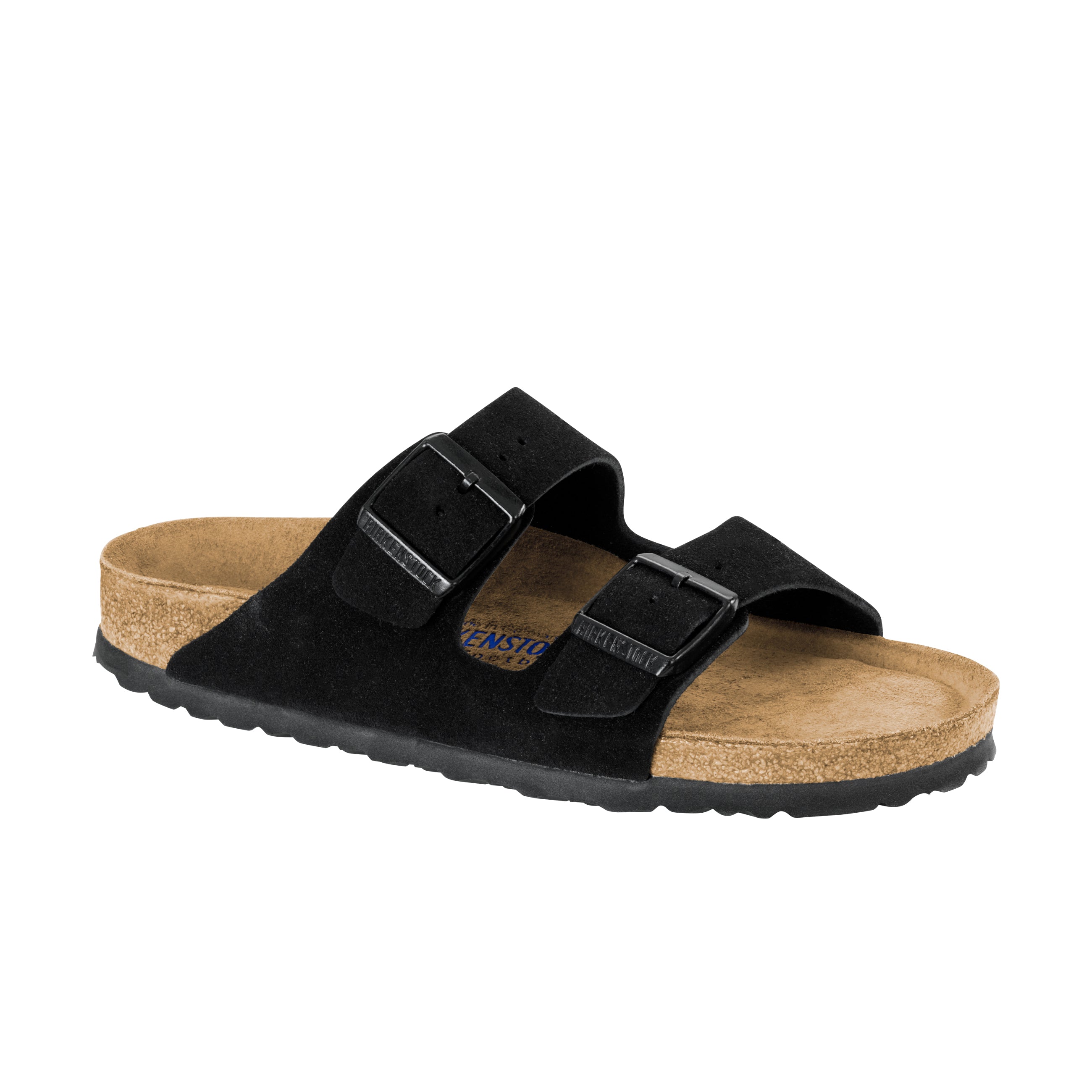 Birkenstock Arizona Soft Footbed Black Suede Leather