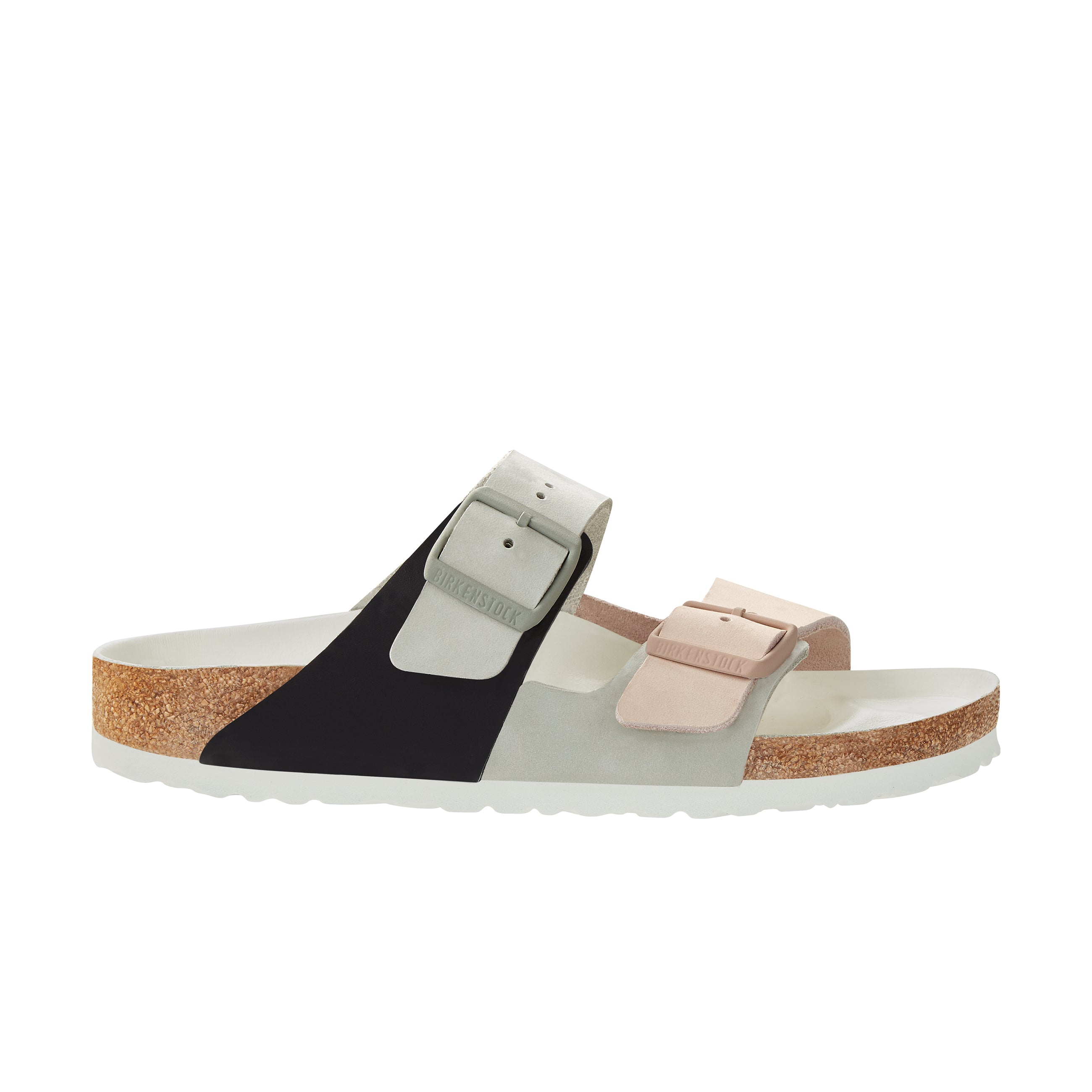 Birkenstock Arizona Split Mineral/Light Rose Nubuck Leather side view