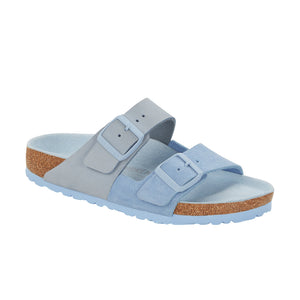 Birkenstock Arizona Split Nubuck Suede Leather Dusty Blue