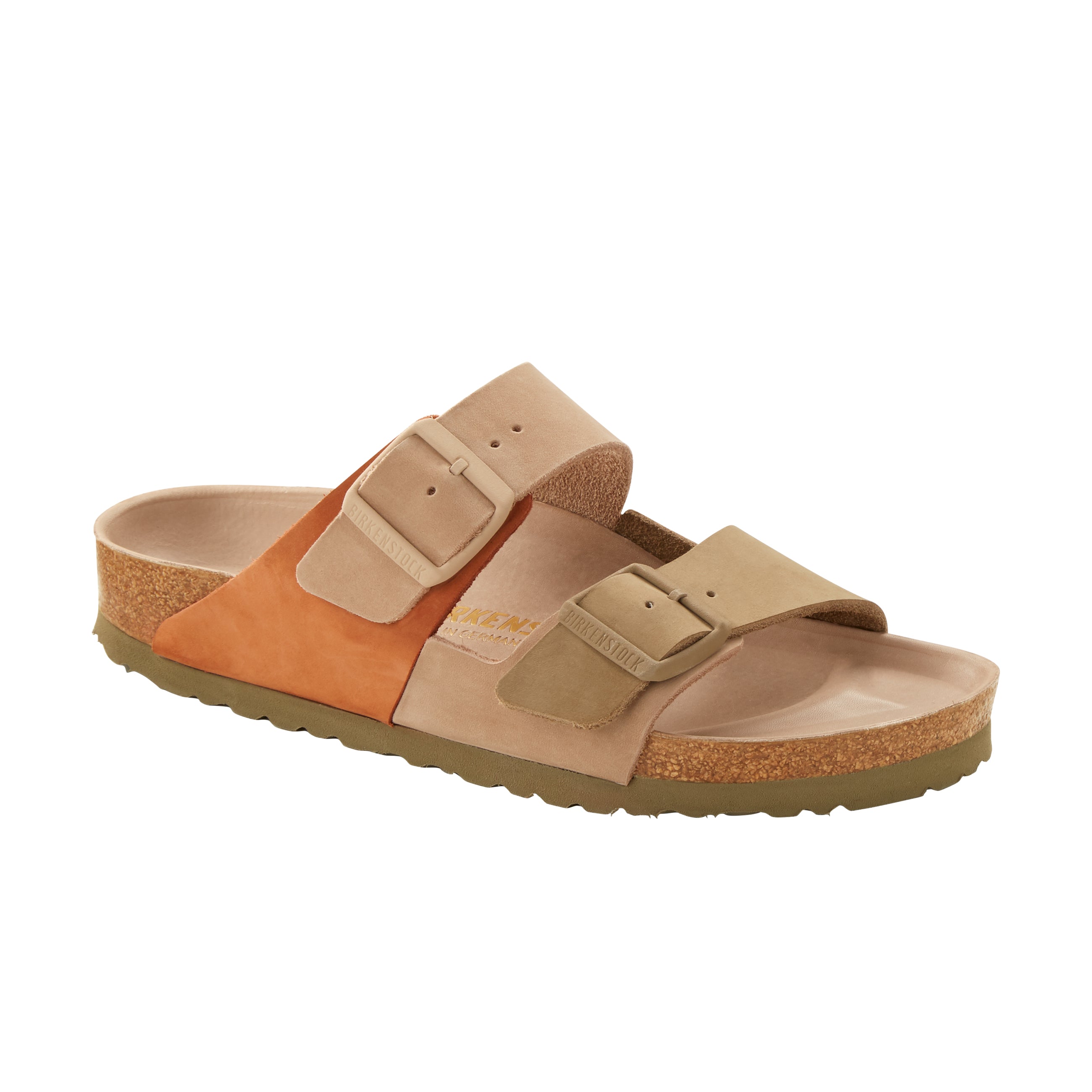 Birkenstock Arizona Split Sandcastle/Faded Khaki Nubuck Leather