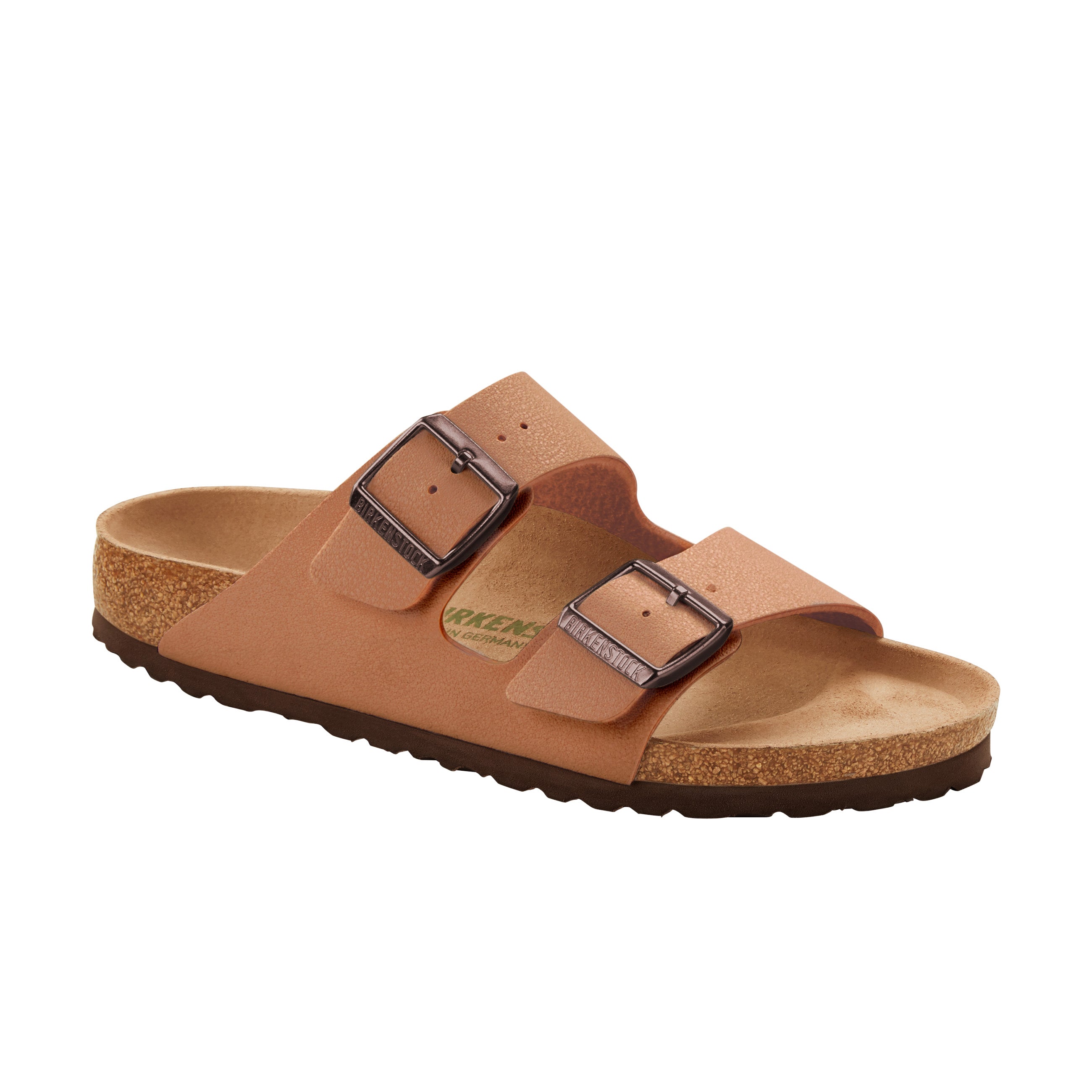 Birkenstock Arizona Vegan BirkiBuc Earthy Pecan