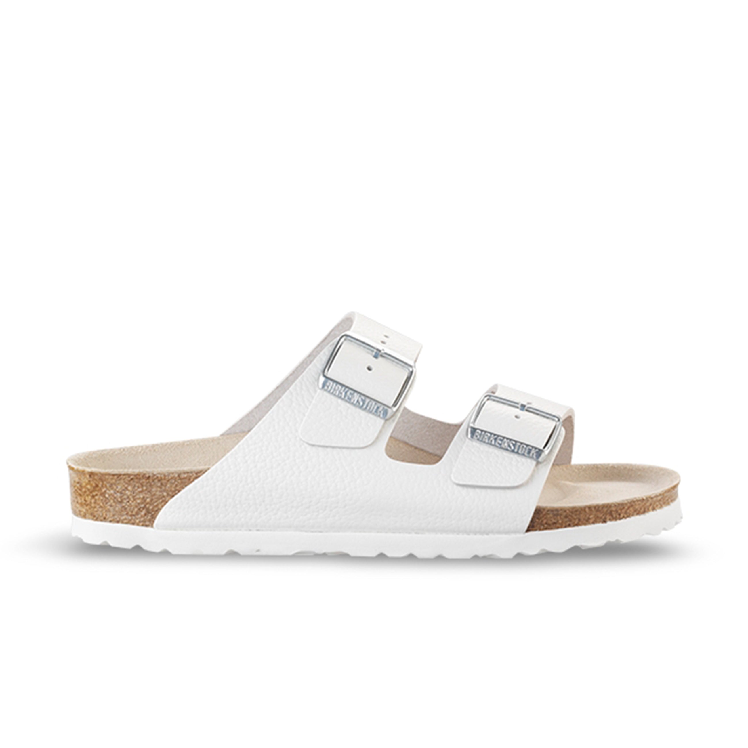 Birkenstock Arizona White Leather side view