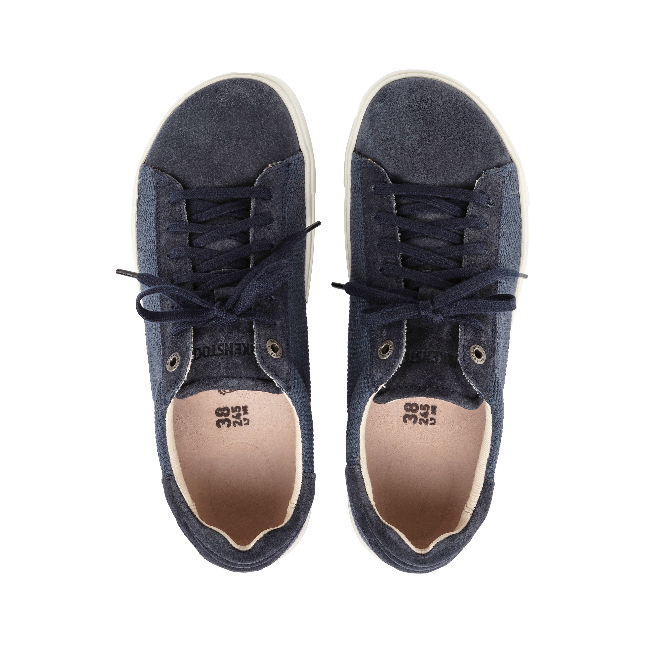 Birkenstock Bend Midnight Canvas/Suede Leather top view