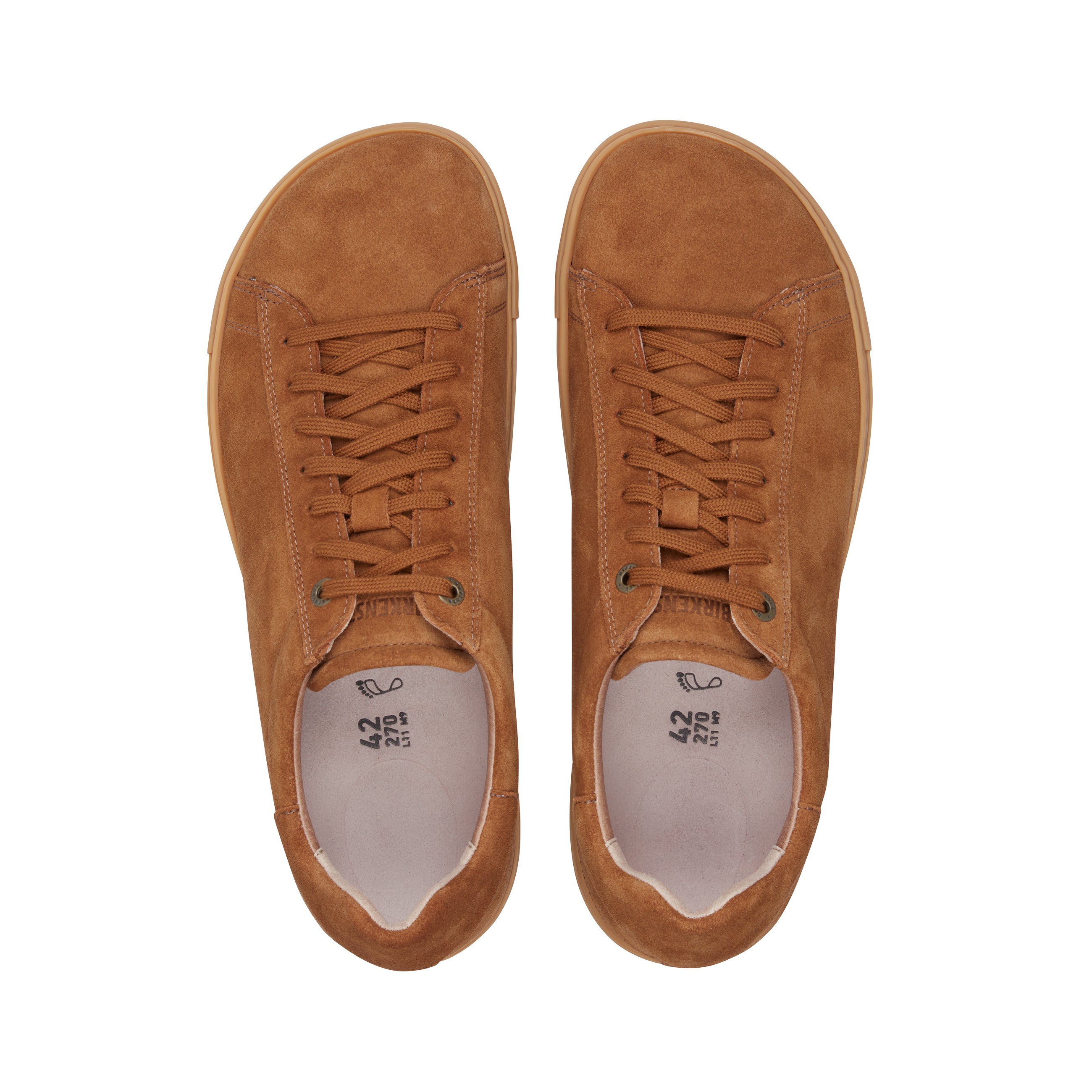 Birkenstock Bend Suede Leather Mink top view