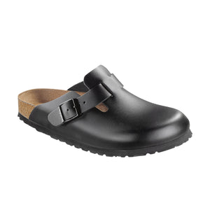 Birkenstock Boston Black Smooth Leather