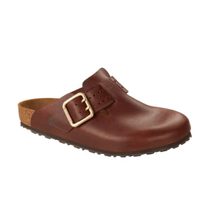 Birkenstock Boston Bold Gap Urban Uniform Roast Premium Natural Leather