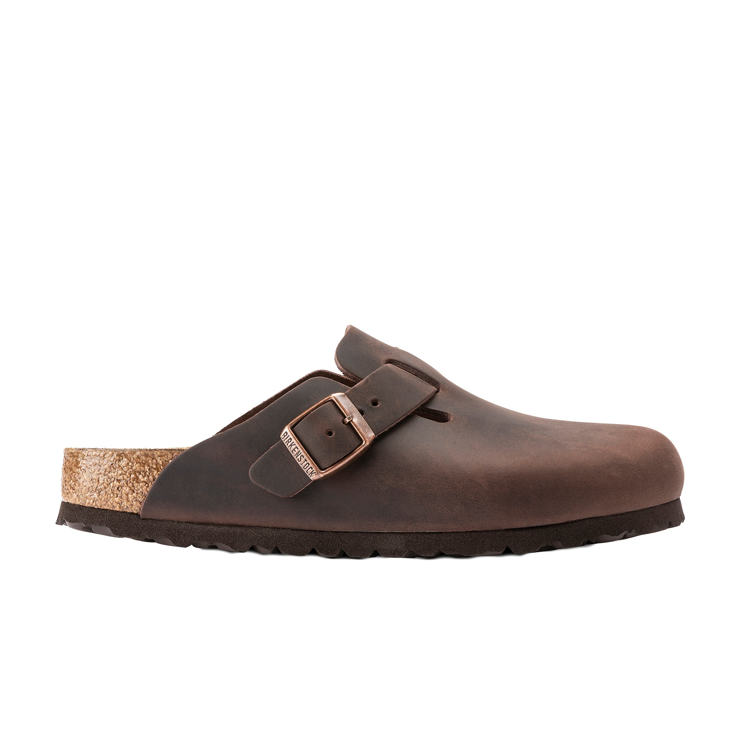 Birkenstock Boston Habana Oiled Leather side view