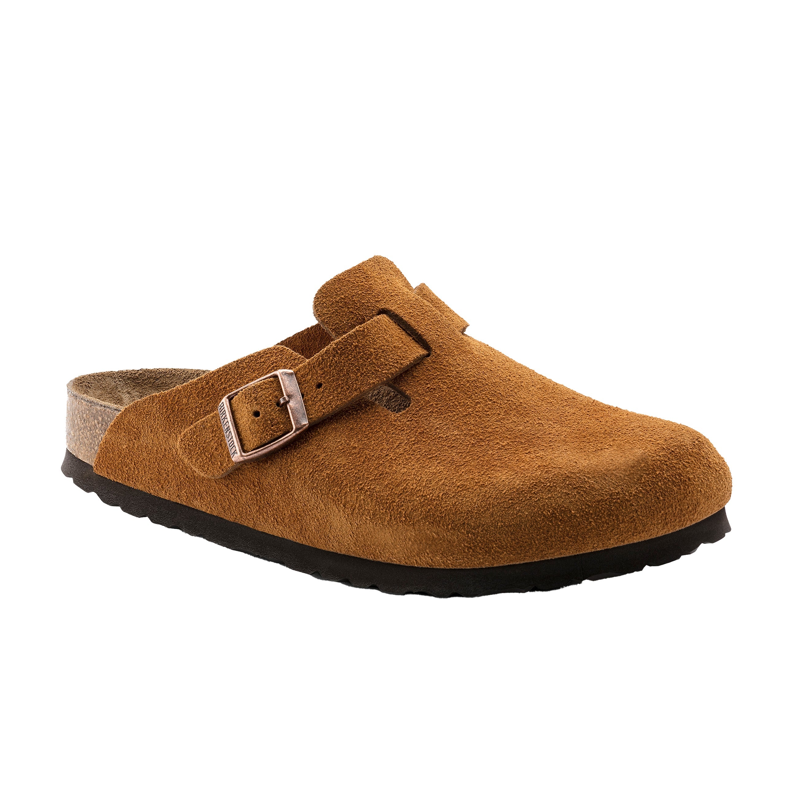 Birkenstock Boston SFB Mink Suede Leather