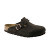 Birkenstock Boston Soft Footbed Mocca Suede Leather