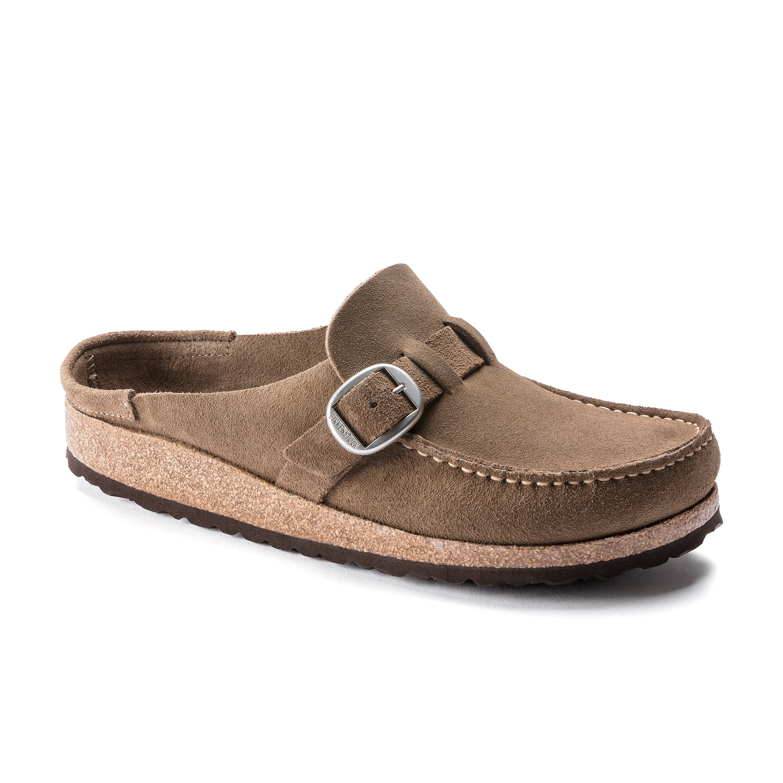 Birkenstock Buckley Grey Taupe Suede Leather