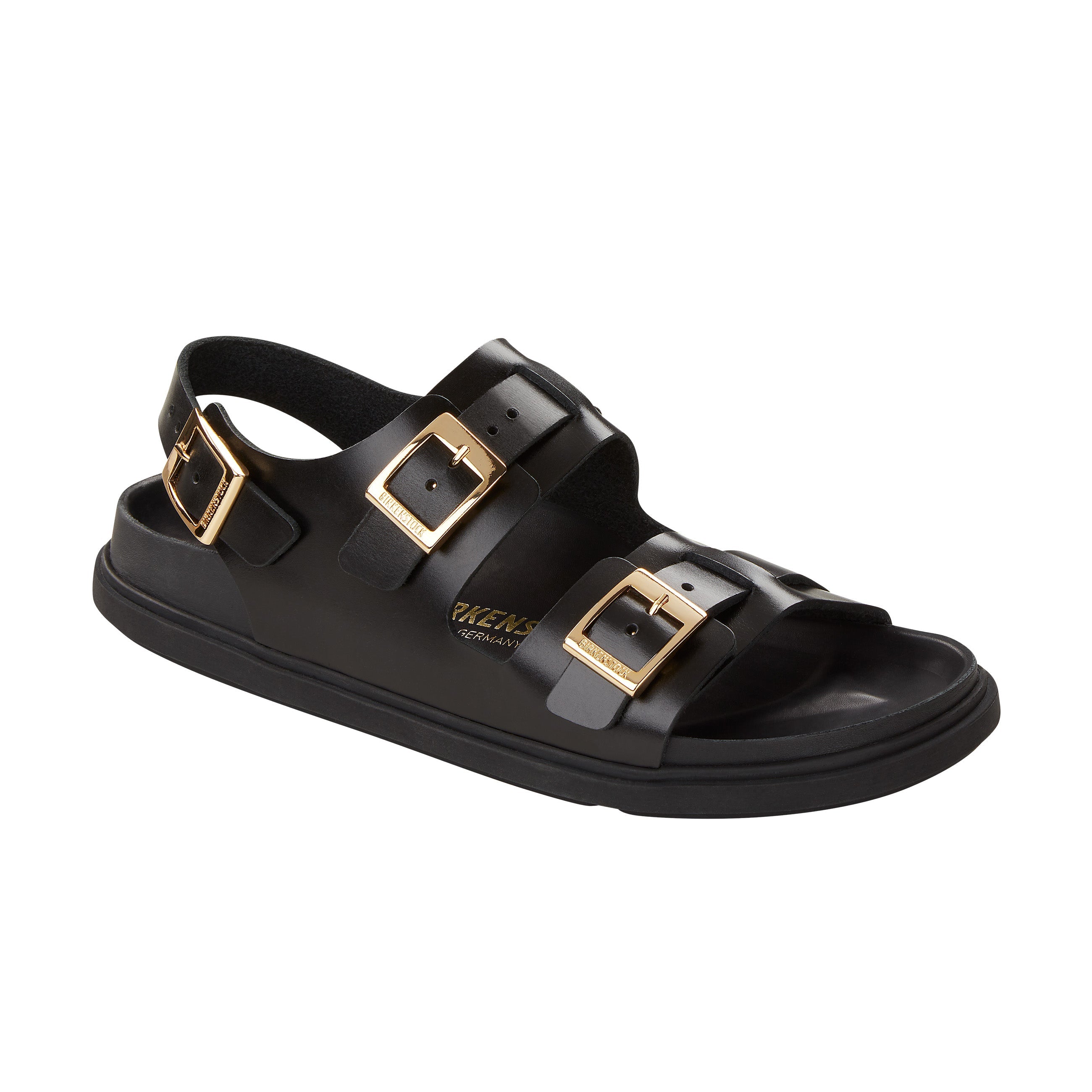 Birkenstock Cannes Natural Leather Black