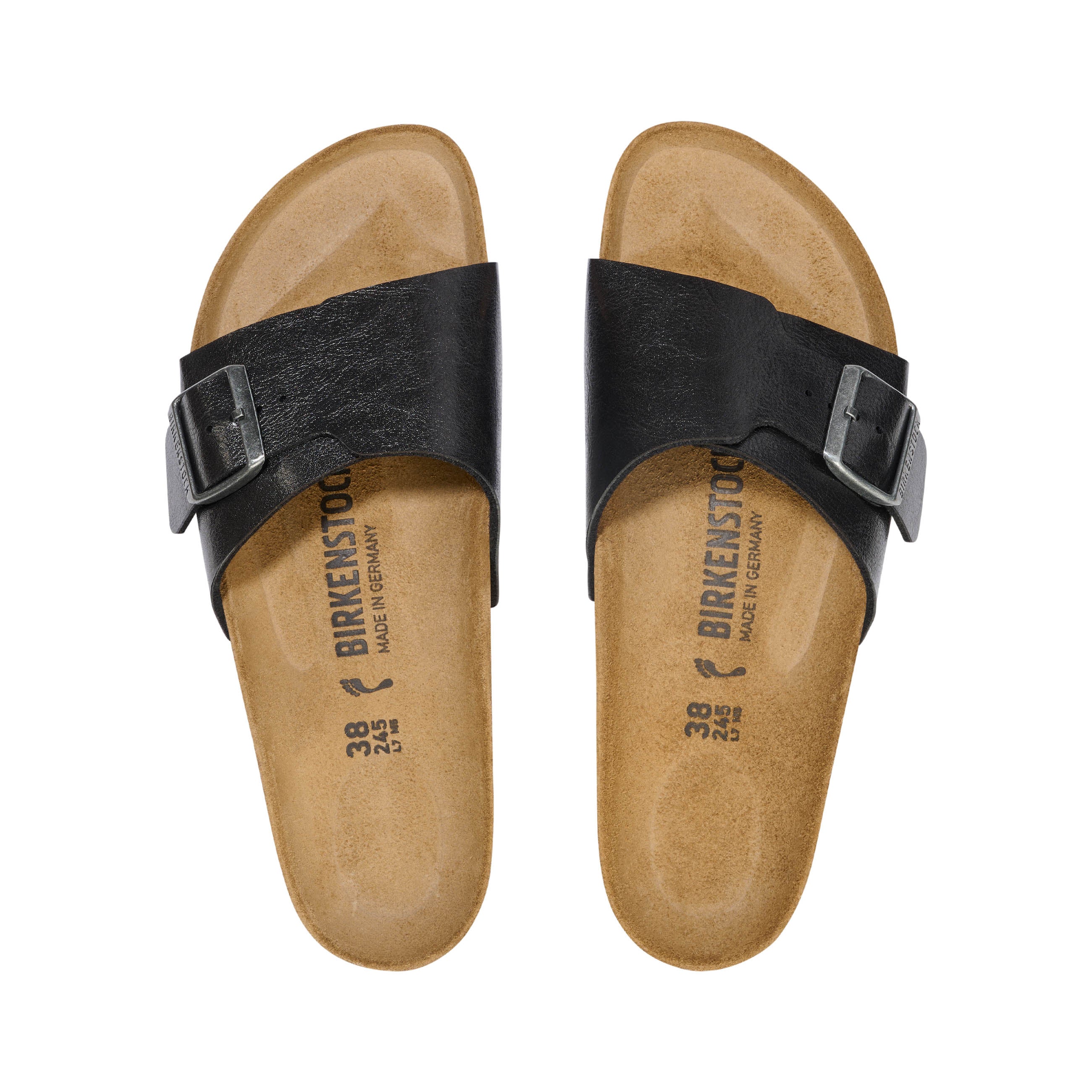 Birkenstock Catalina Graceful Licorice Birko-Flor top view