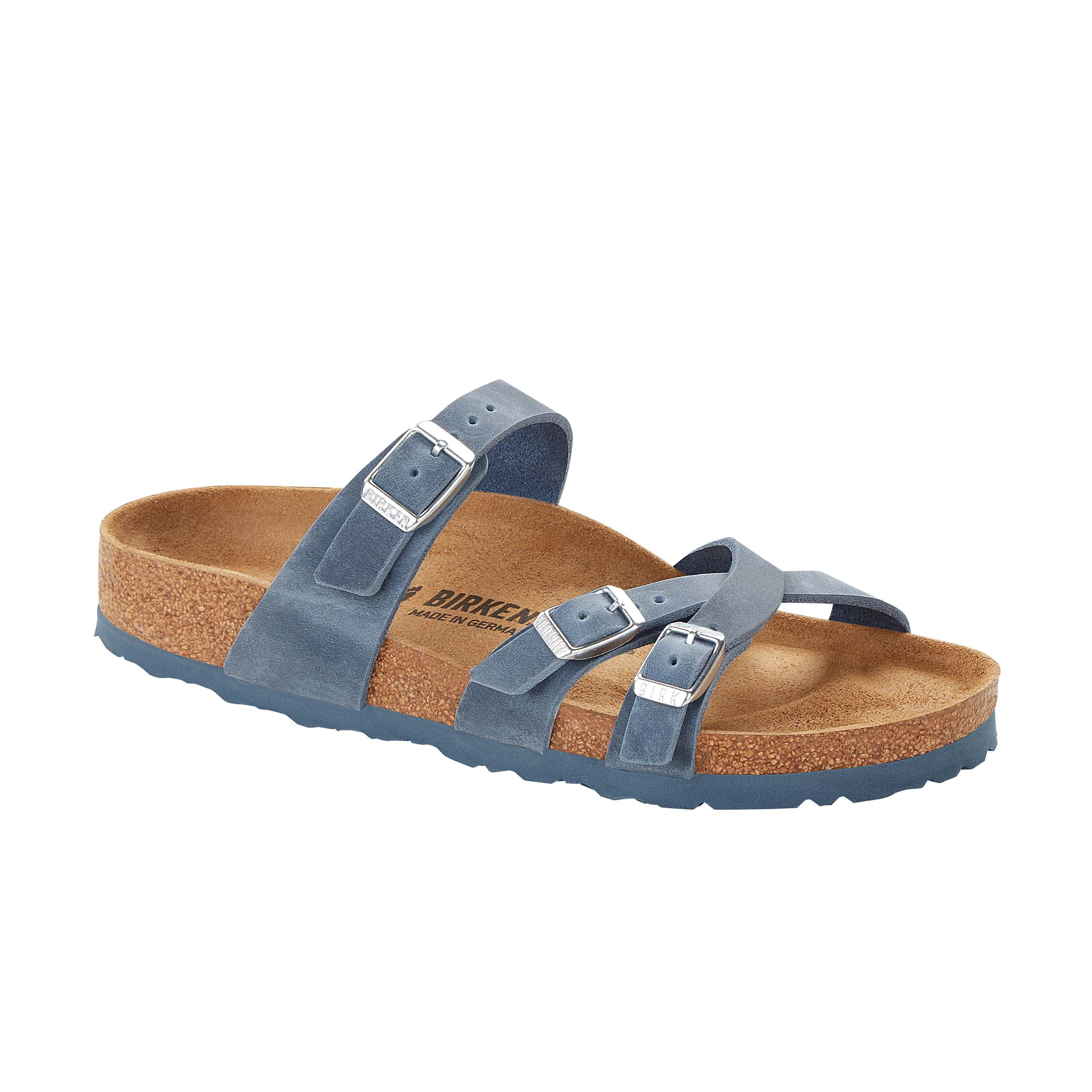 Birkenstock Franca Dusty Blue Oiled Leather