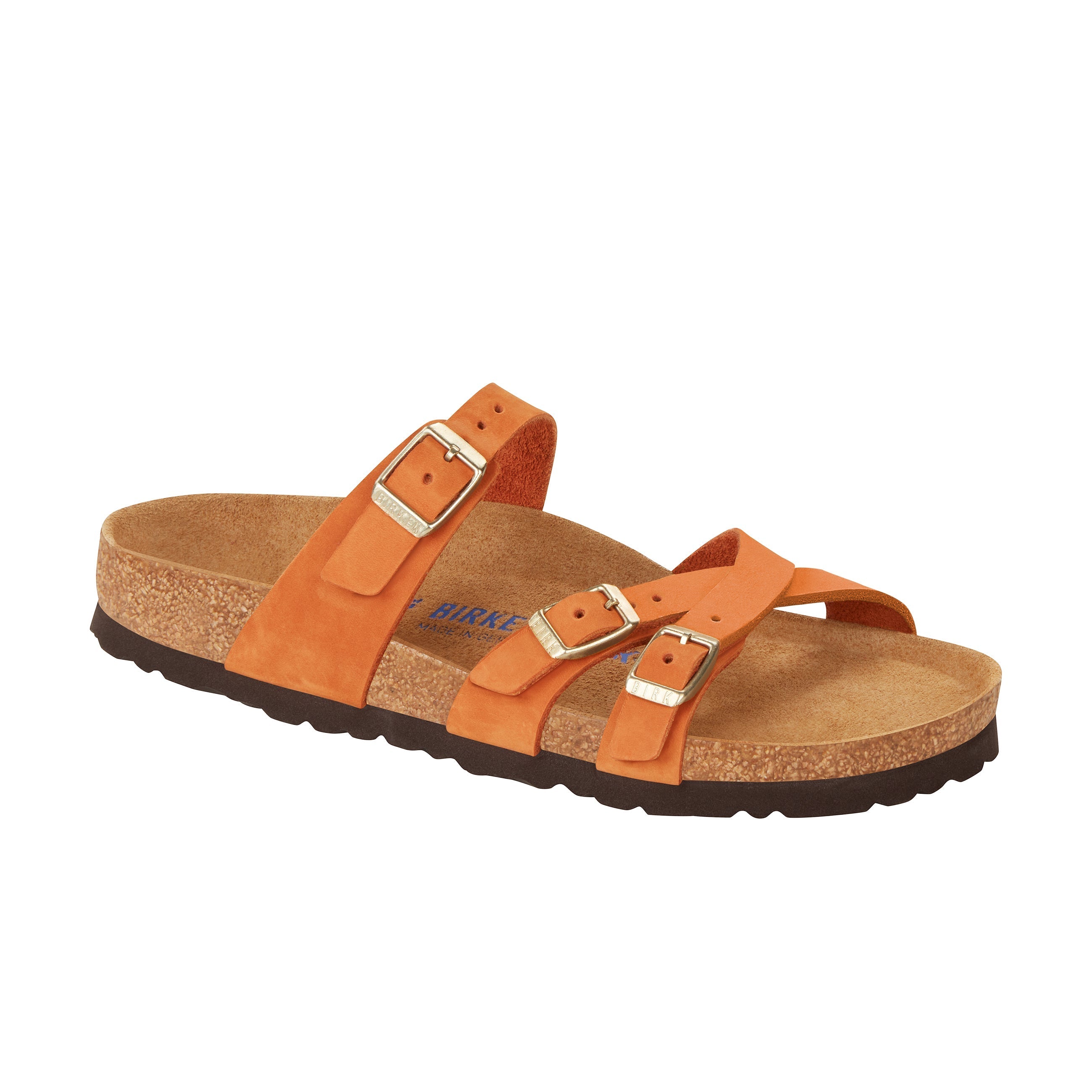 Birkenstock Franca Soft Footbed Pecan Nubuck Leather