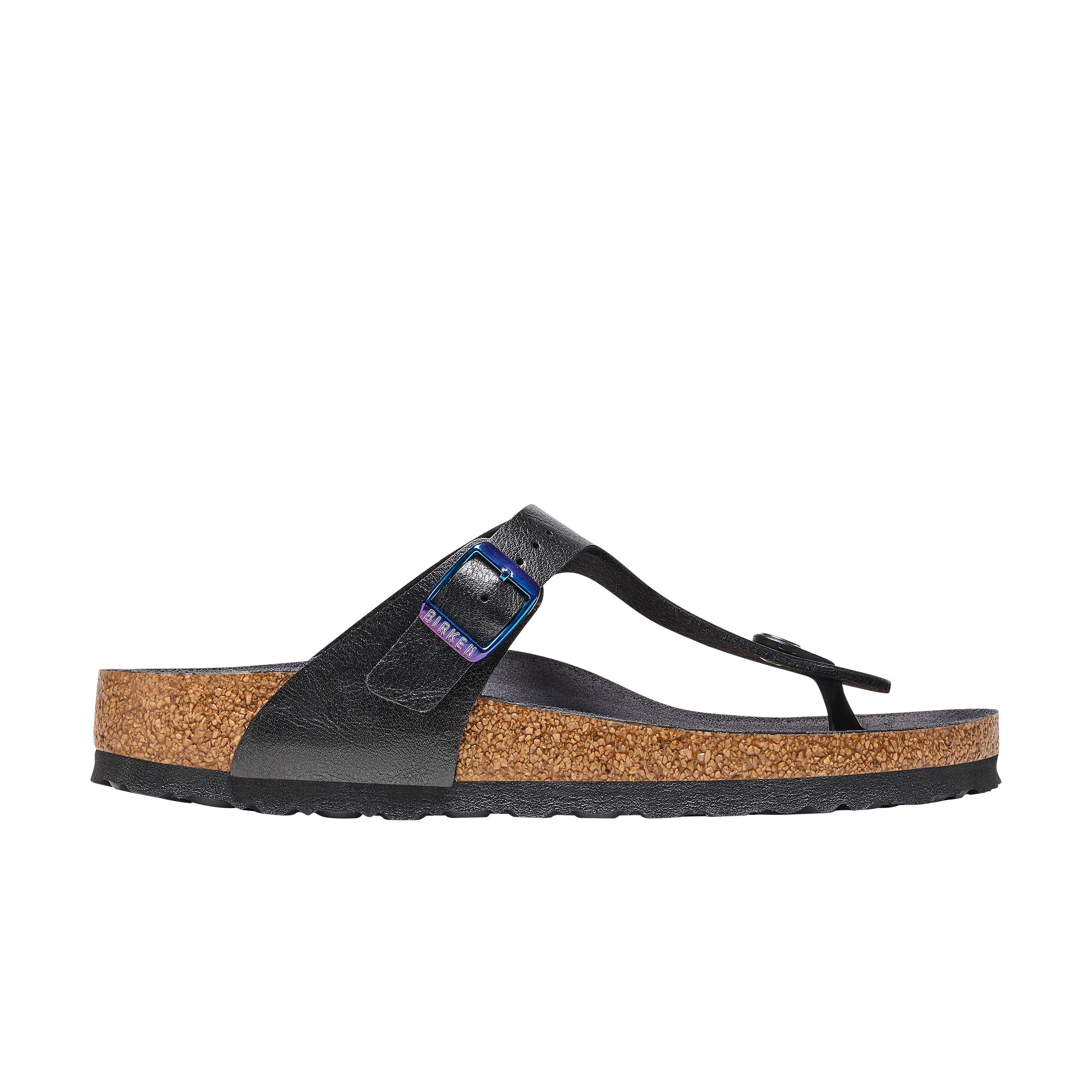 Birkenstock Gizeh Graceful Licorice Birko-Flor side view