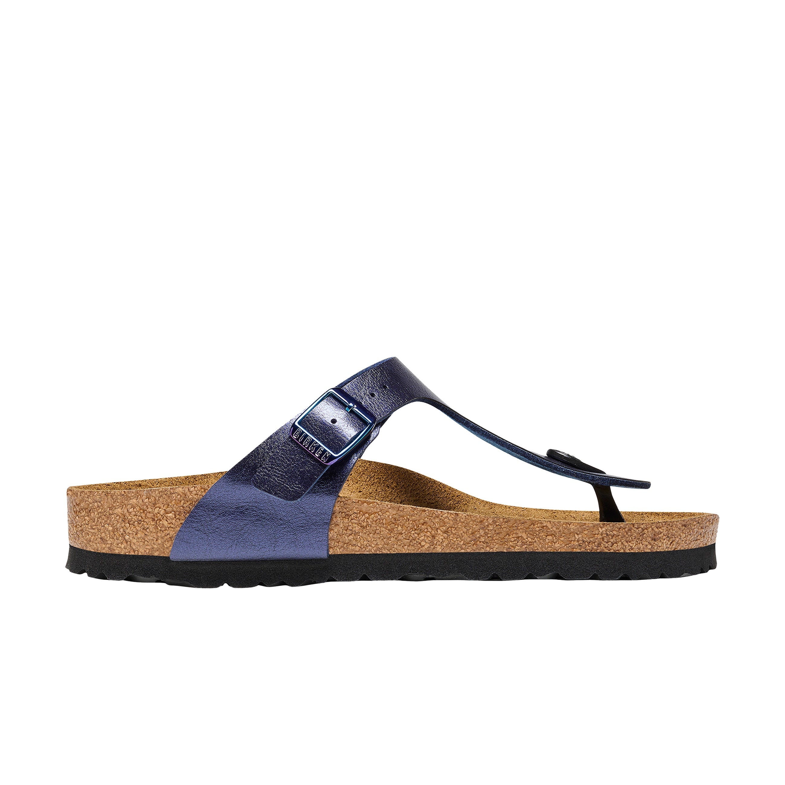 Birkenstock Gizeh Birko-Flor Graceful Midnight Blue side view