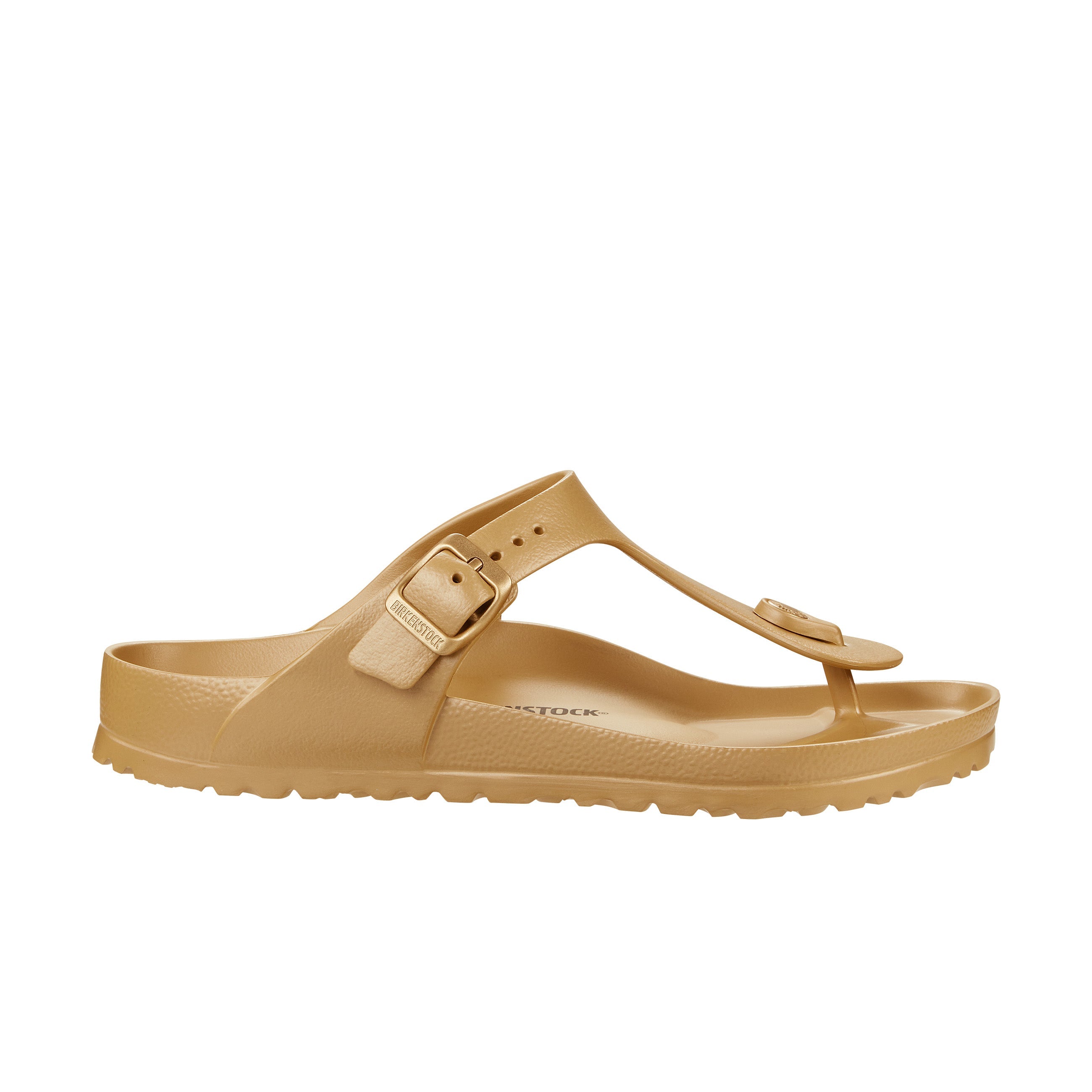 Birkenstock Gizeh EVA Glamour Gold side view